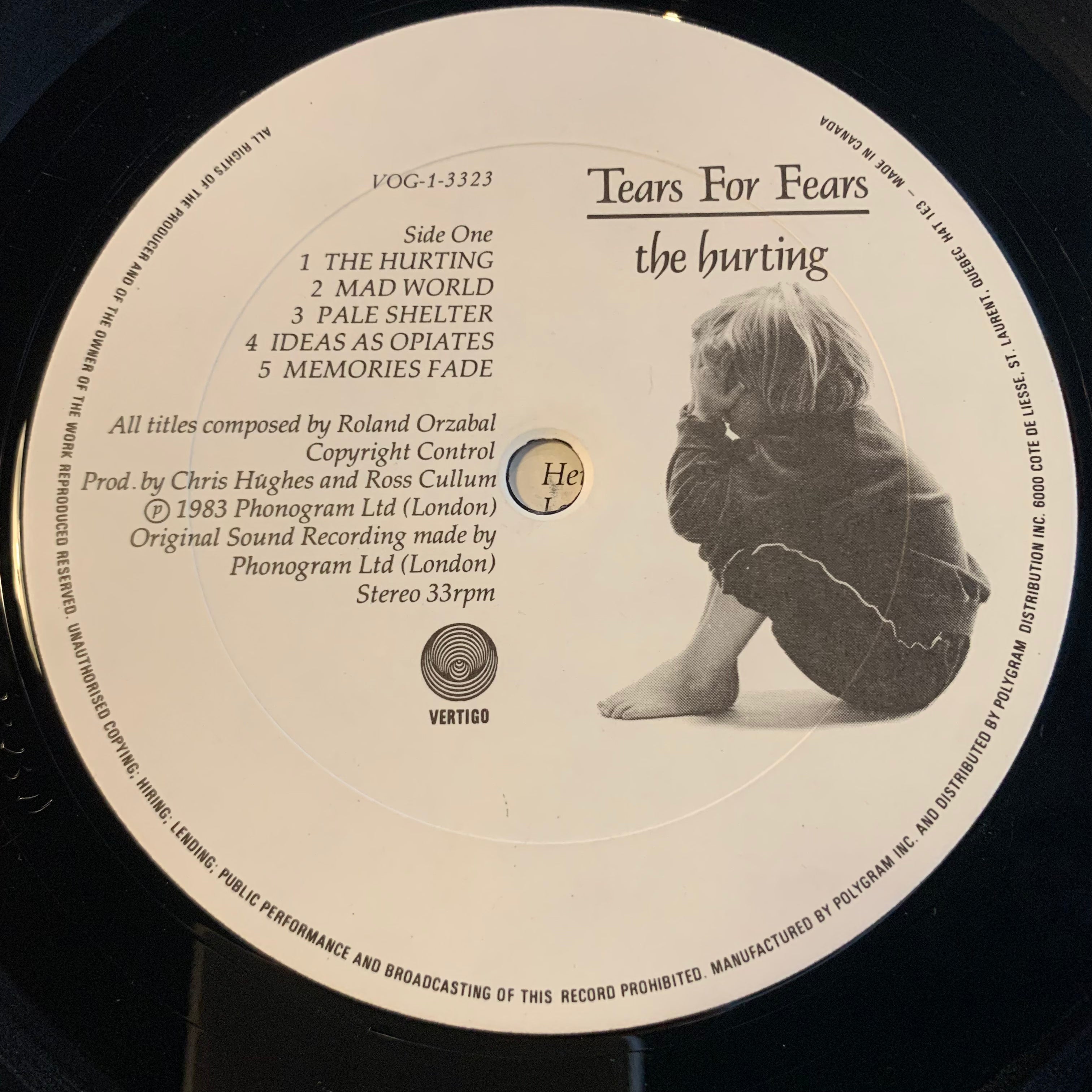 TEARS FOR FEARS - THE HURTING