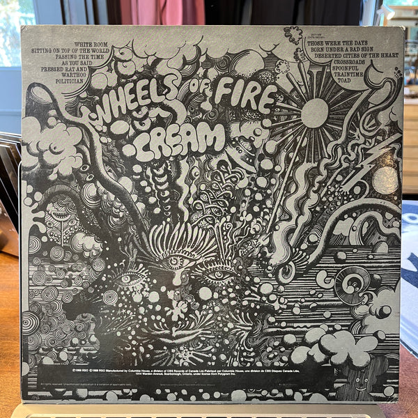 CREAM - WHEELS OF FIRE - reissue