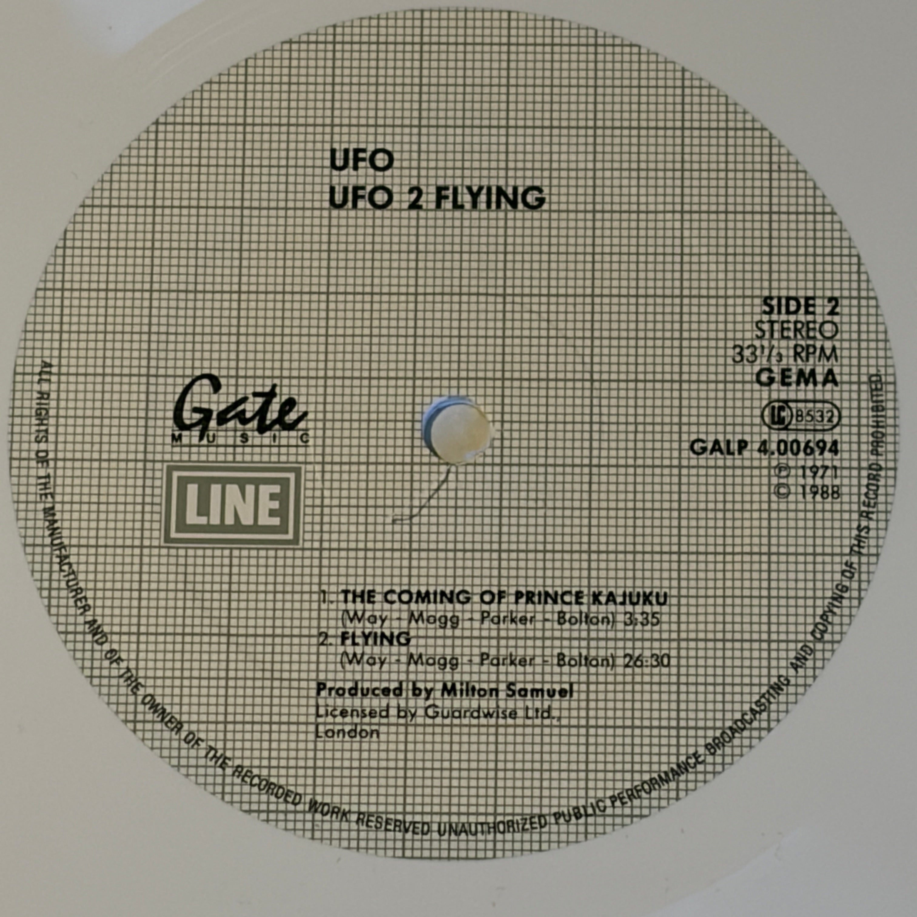UFO - UFO 2 FLYING ONE HOUR SPACE ROCK (White Vinyl)