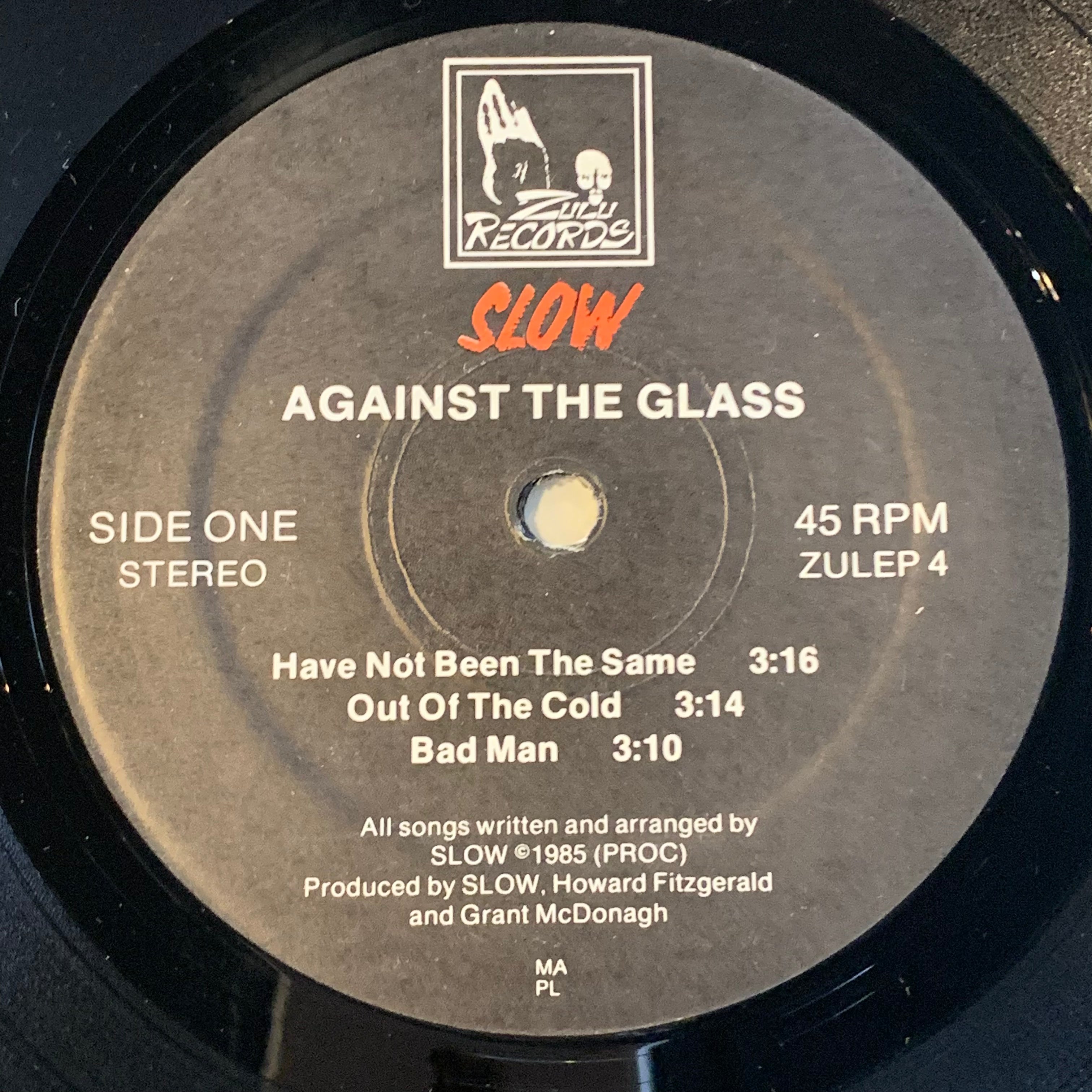 SLOW - AGAINST THE GLASS
