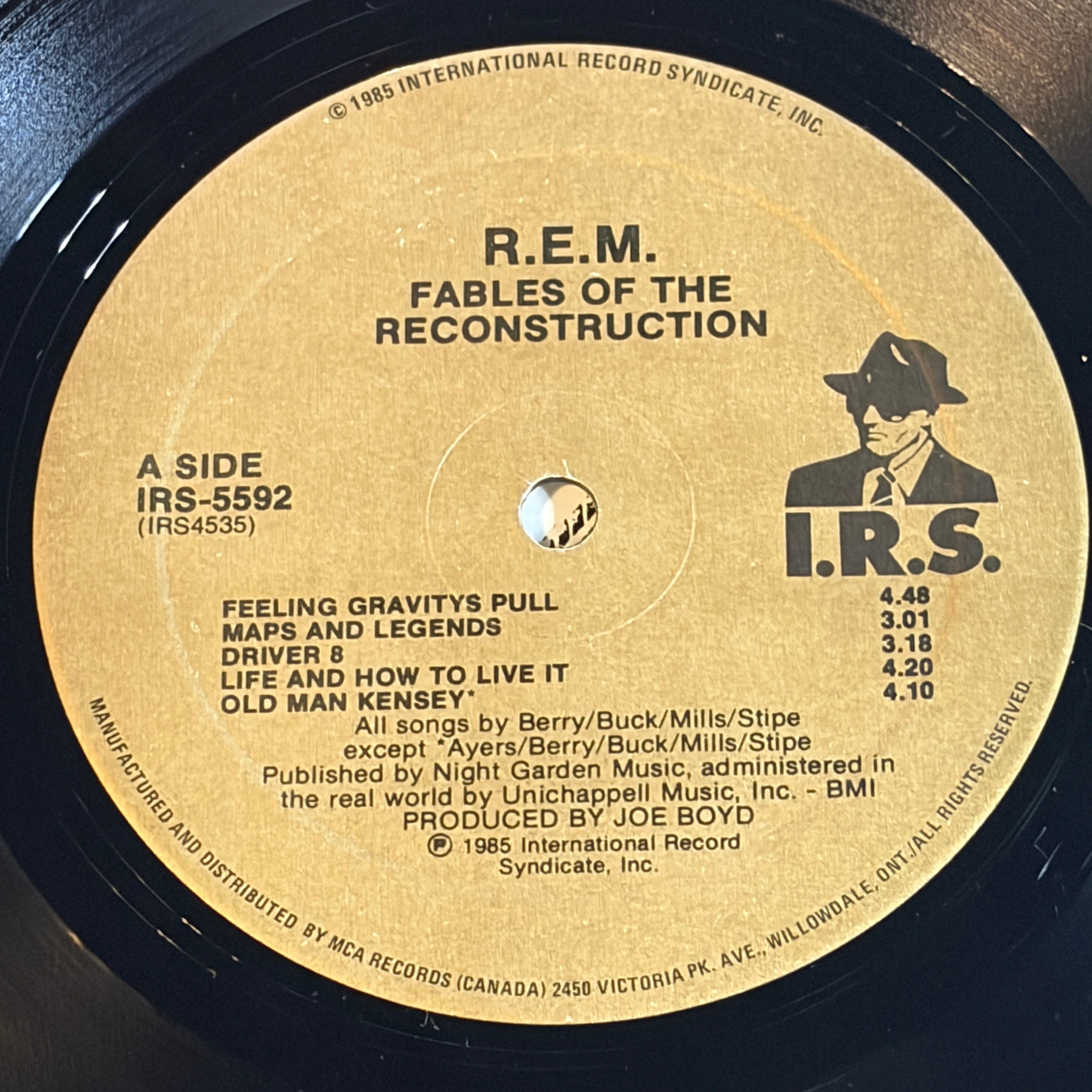 R.E.M. - FABLES OF THE RECONSTRUCTION / RECONSTRUCTION OF THE FABLES