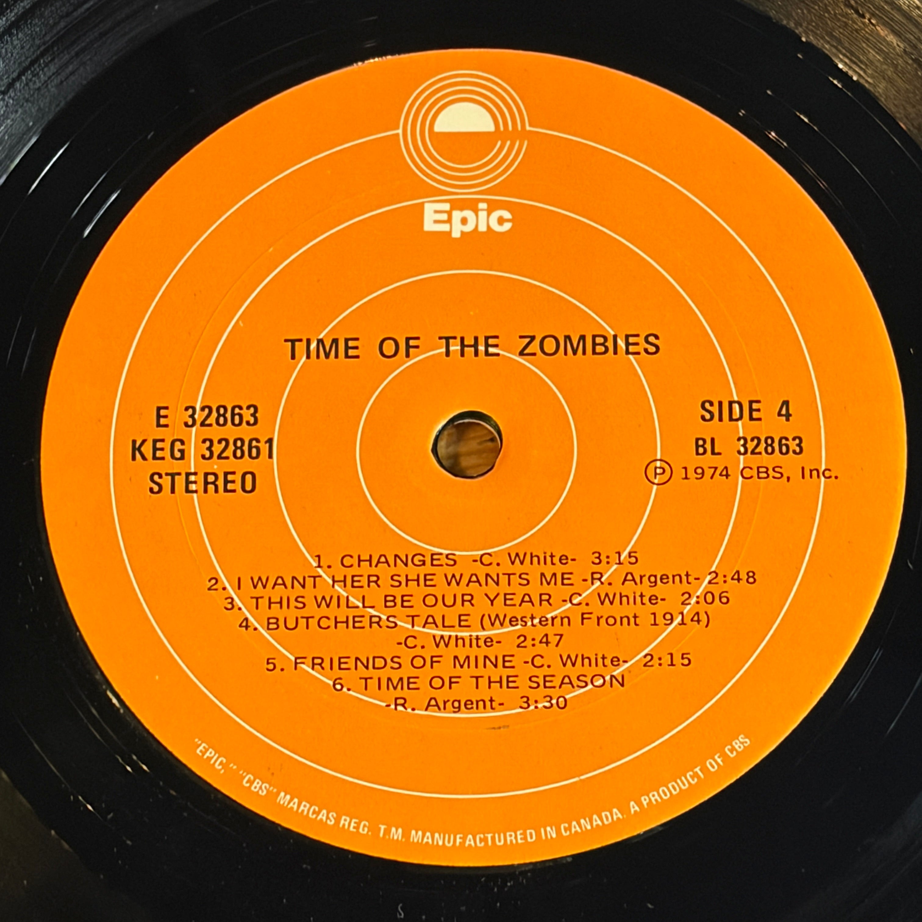 ZOMBIES, THE - TIME OF THE ZOMBIES