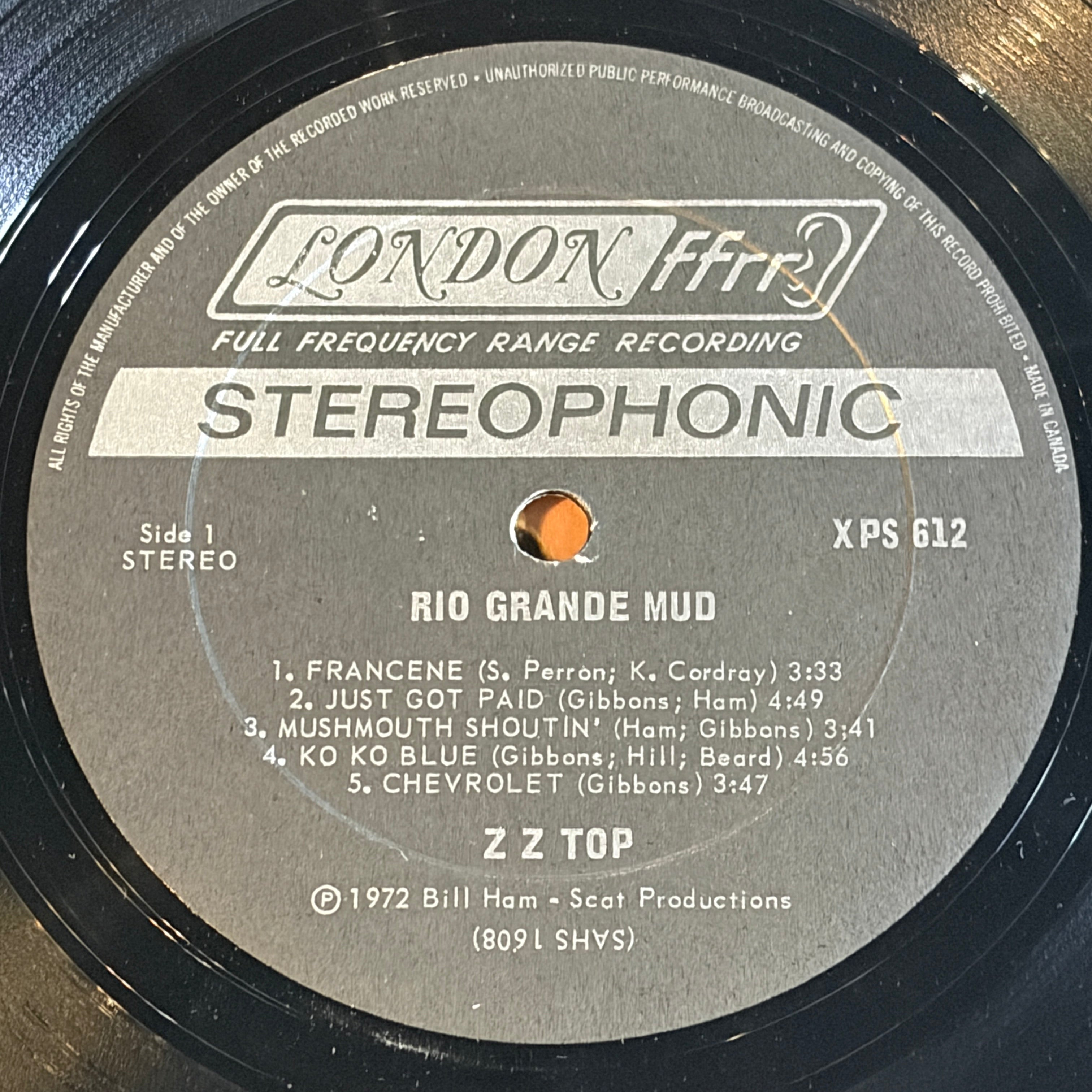 ZZ TOP - RIO GRANDE MUD