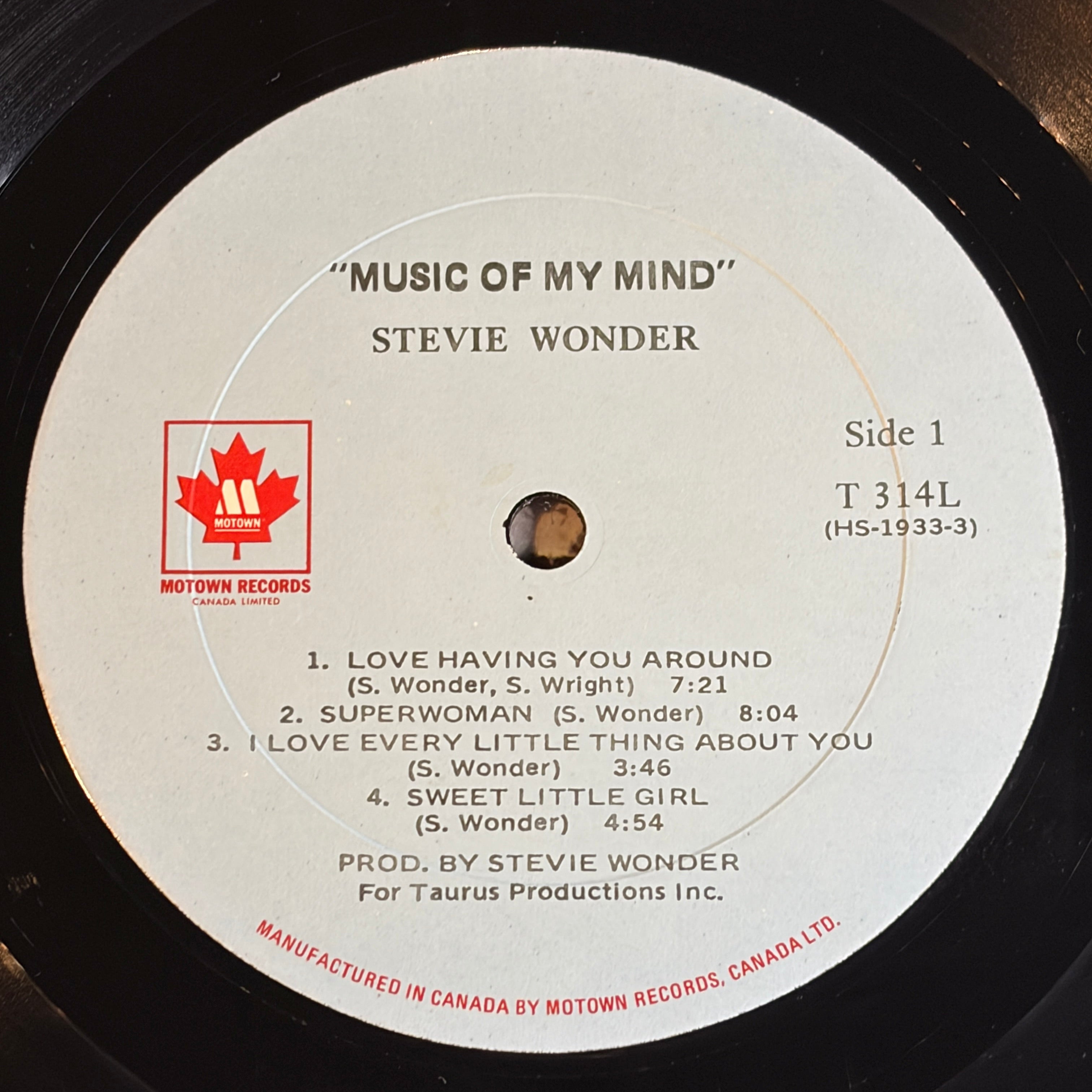 WONDER, STEVIE - MUSIC OF MY MIND