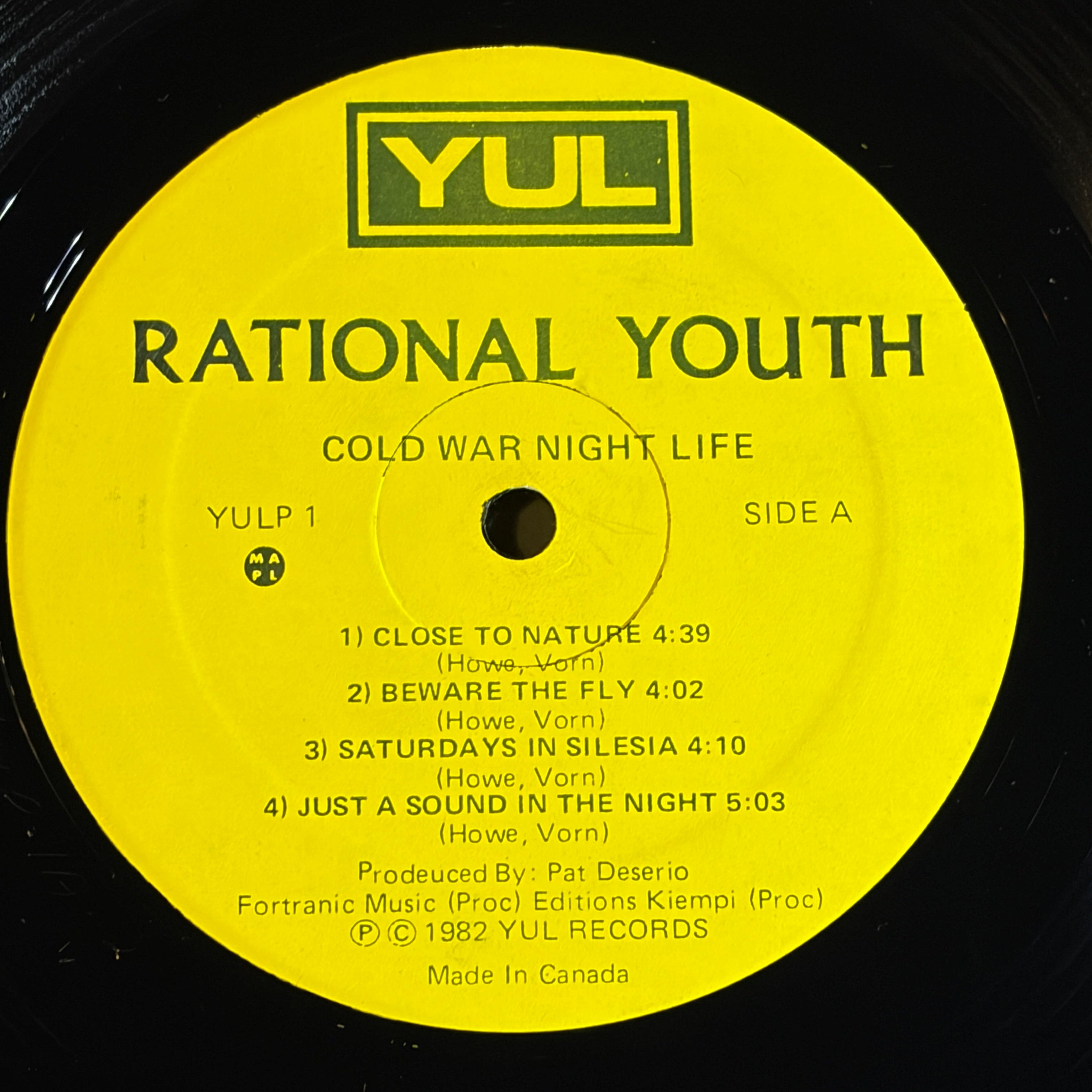 RATIONAL YOUTH - COLD WAR NIGHT LIFE