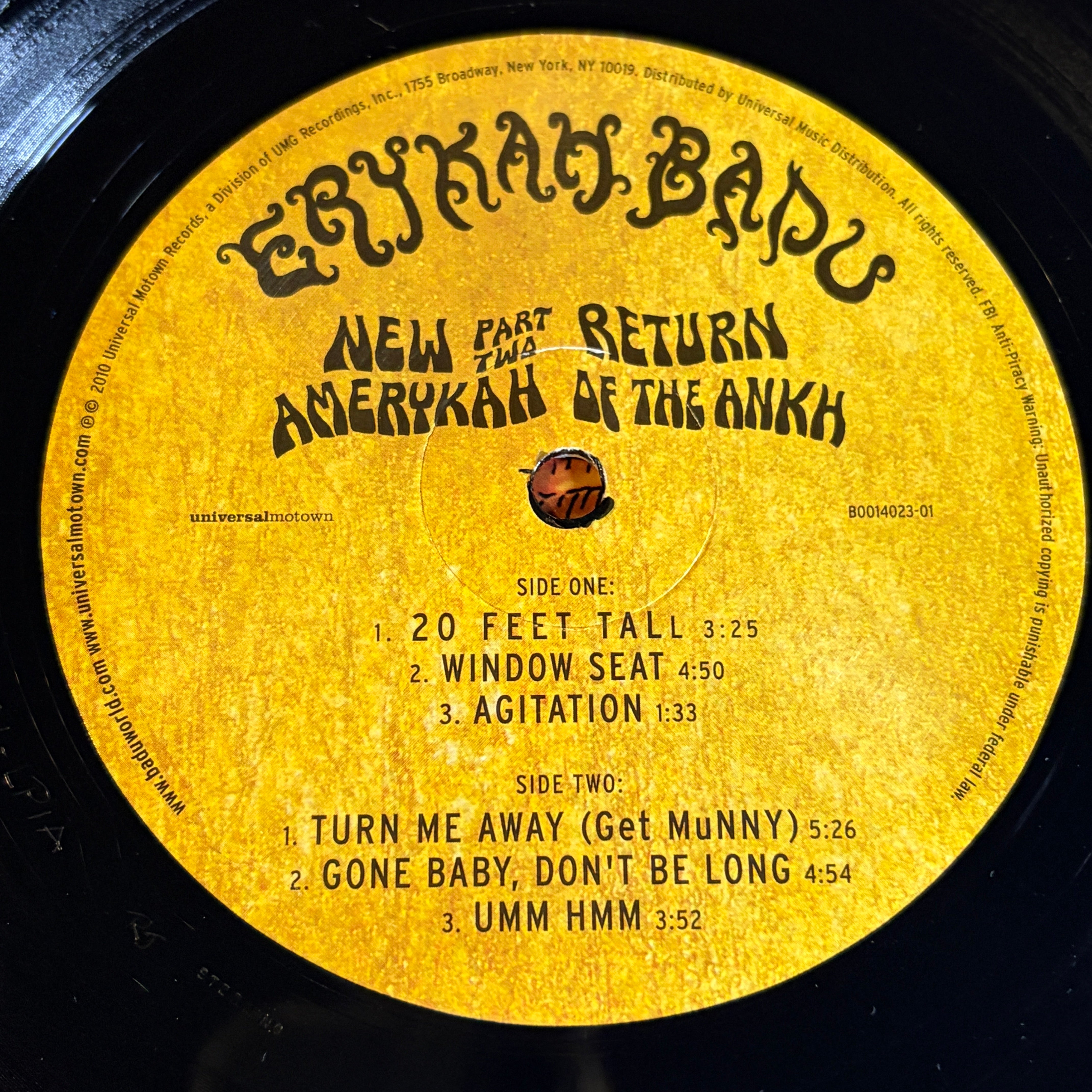 BADU, ERYKAH - NEW AMERYKAH PART TWO: RETURN OF THE ANKH