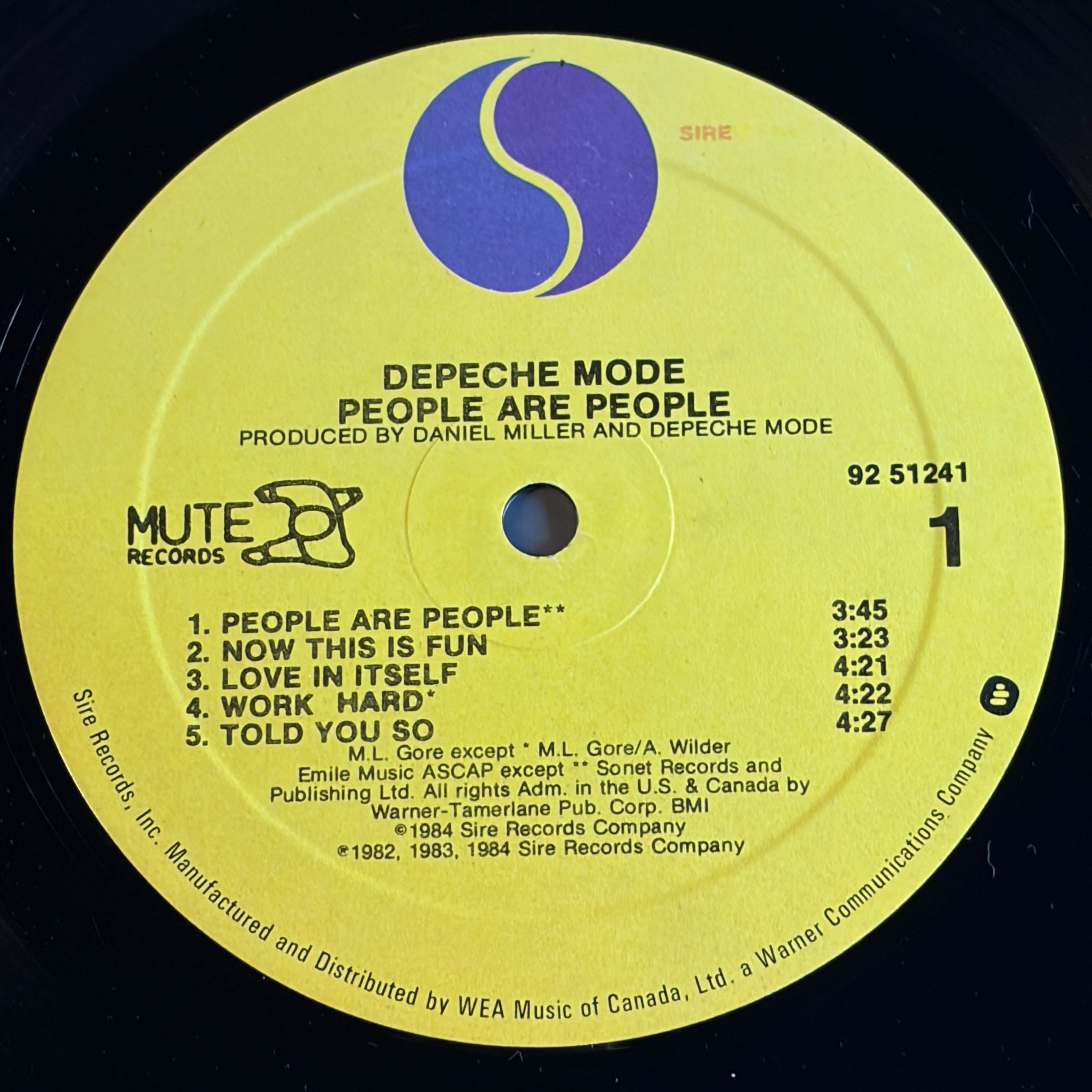 DEPECHE MODE - PEOPLE ARE PEOPLE