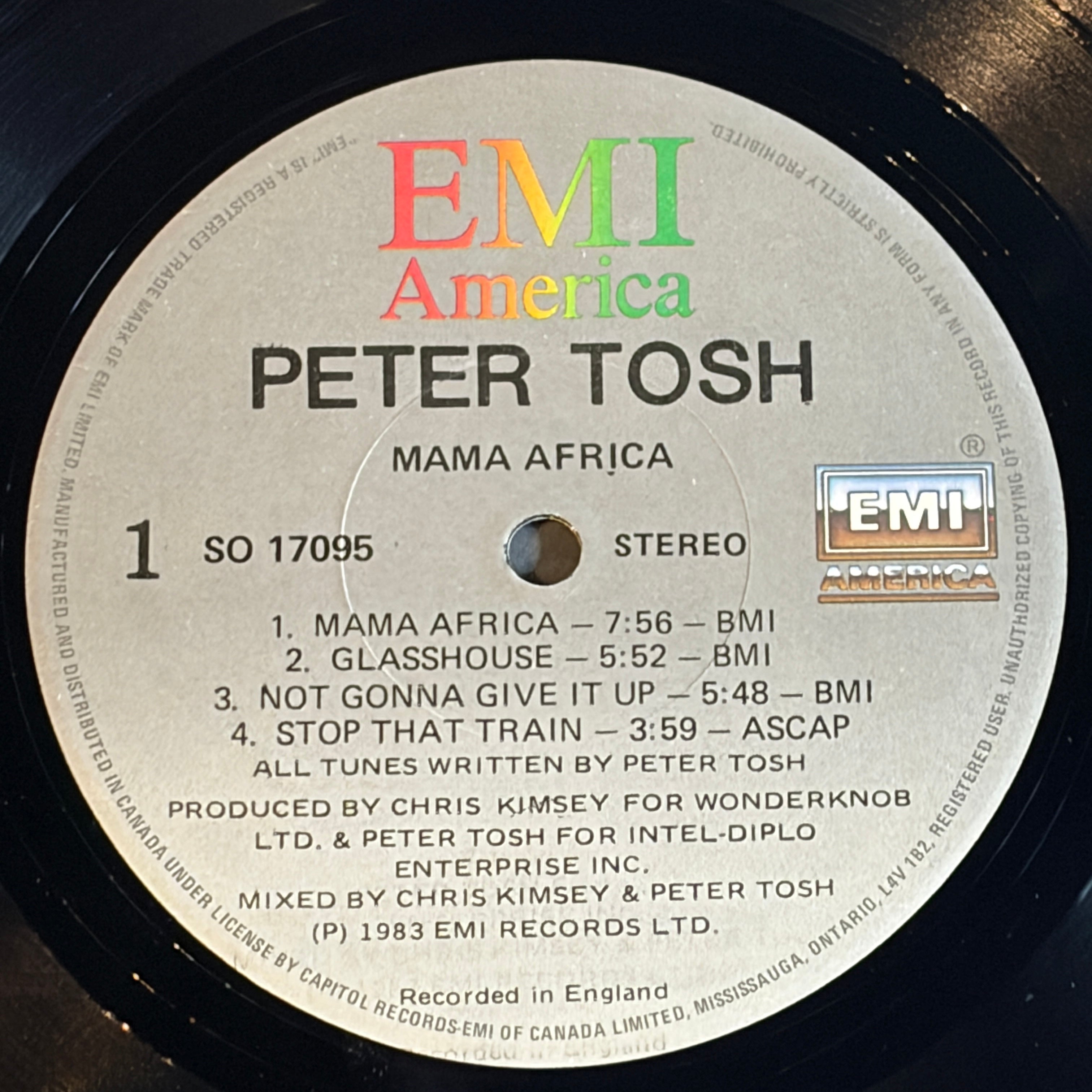 TOSH, PETER - MAMA AFRICA