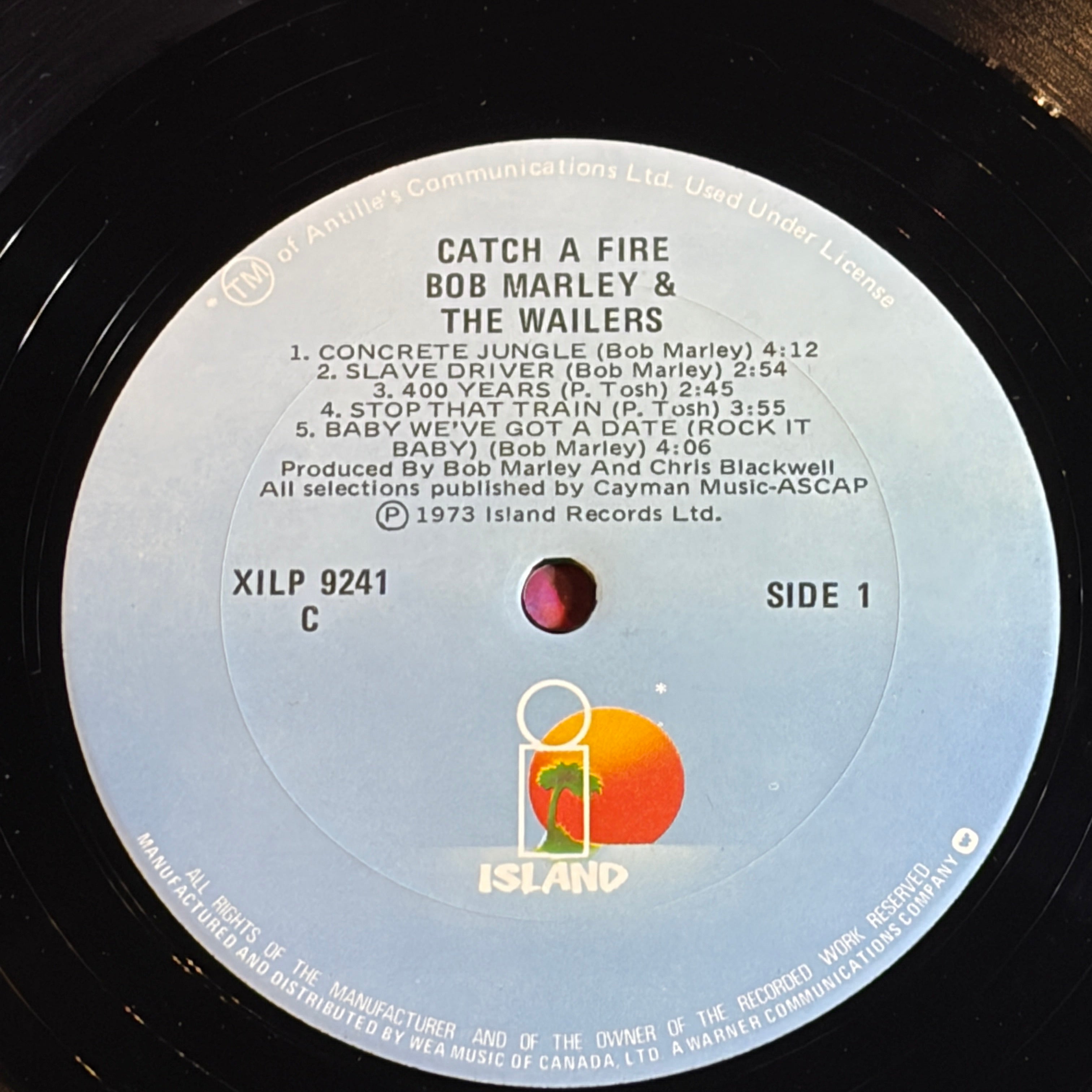 MARLEY, BOB - CATCH A FIRE