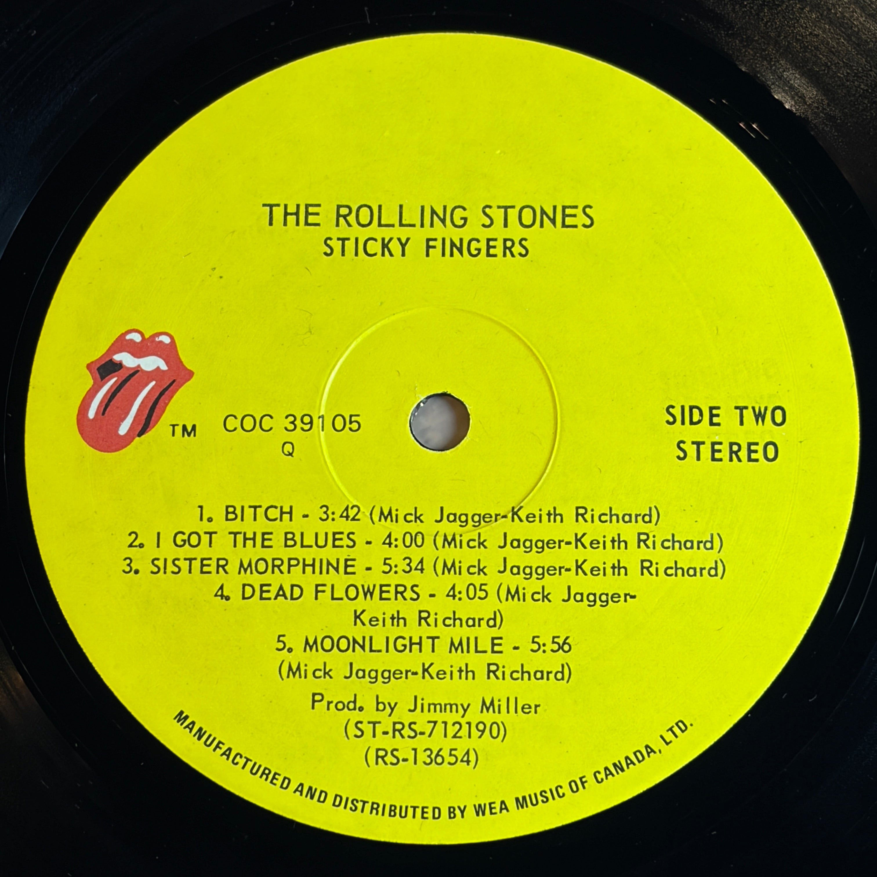 ROLLING STONES, THE - STICKY FINGERS