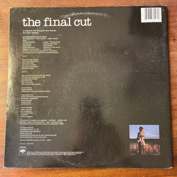 PINK FLOYD - THE FINAL CUT