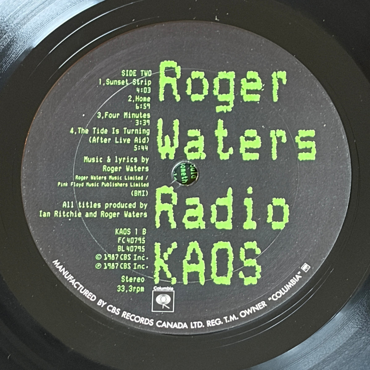 WATERS, ROGER - RADIO K.A.O.S.