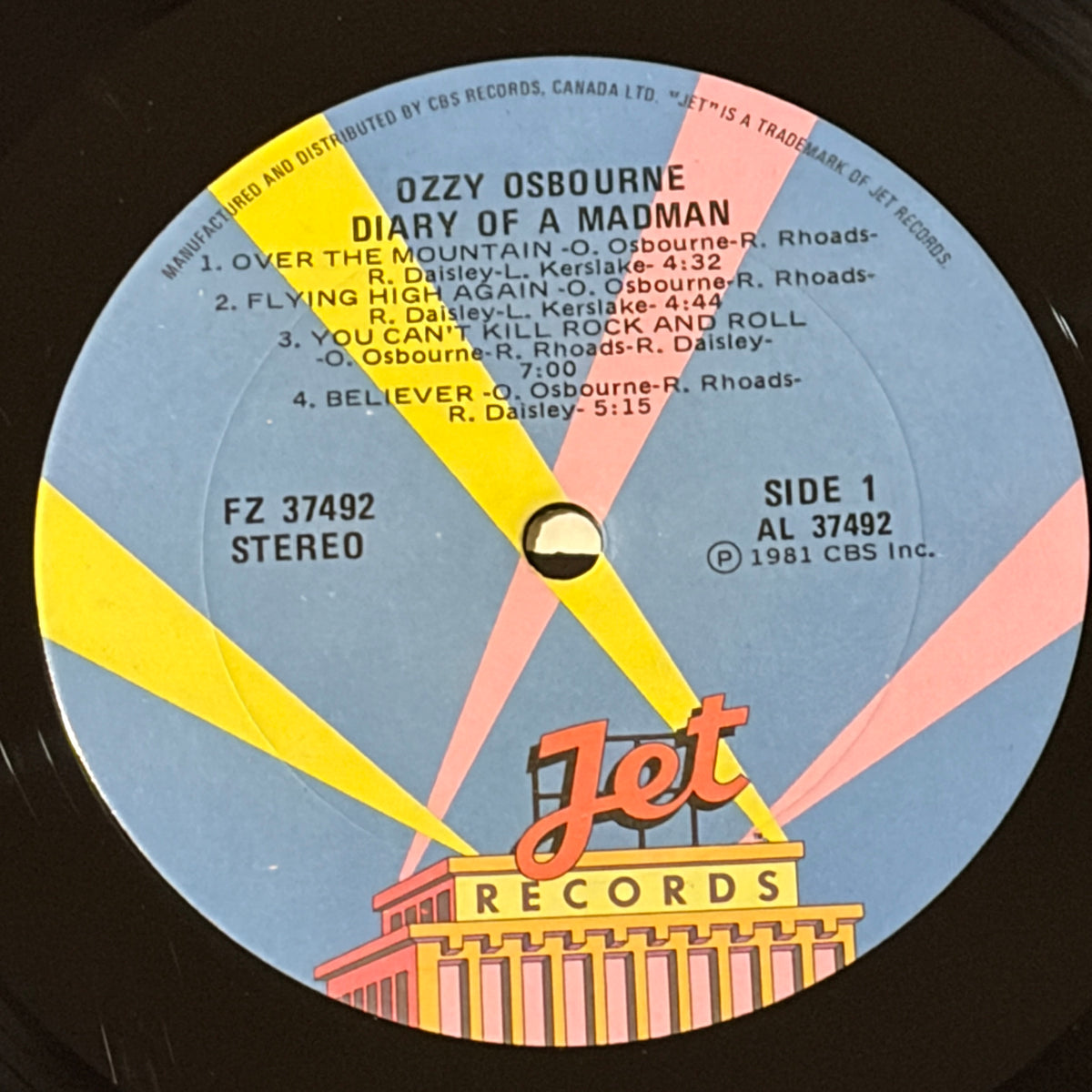 OSBOURNE, OZZY - DIARY OF A MADMAN