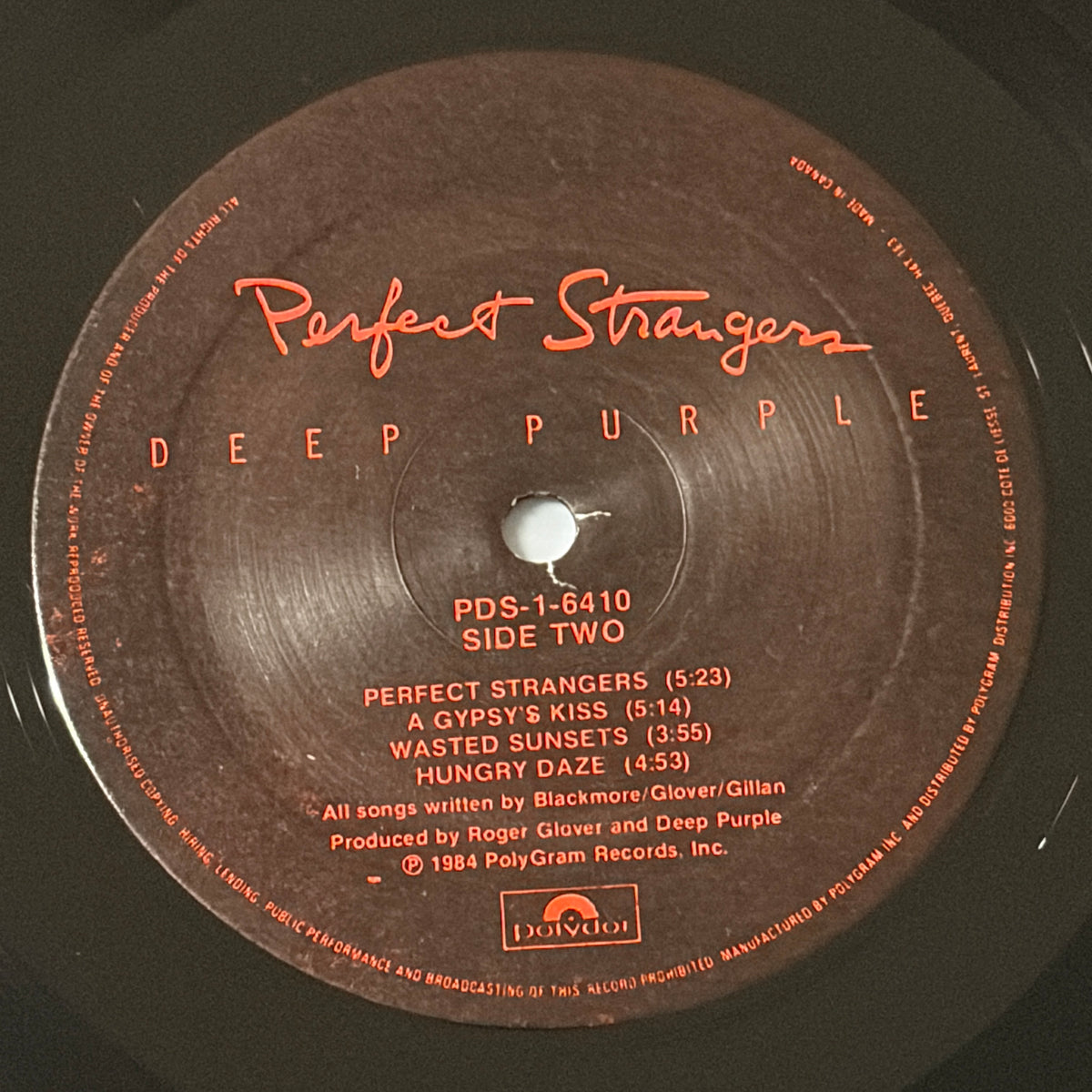DEEP PURPLE - PERFECT STRANGERS