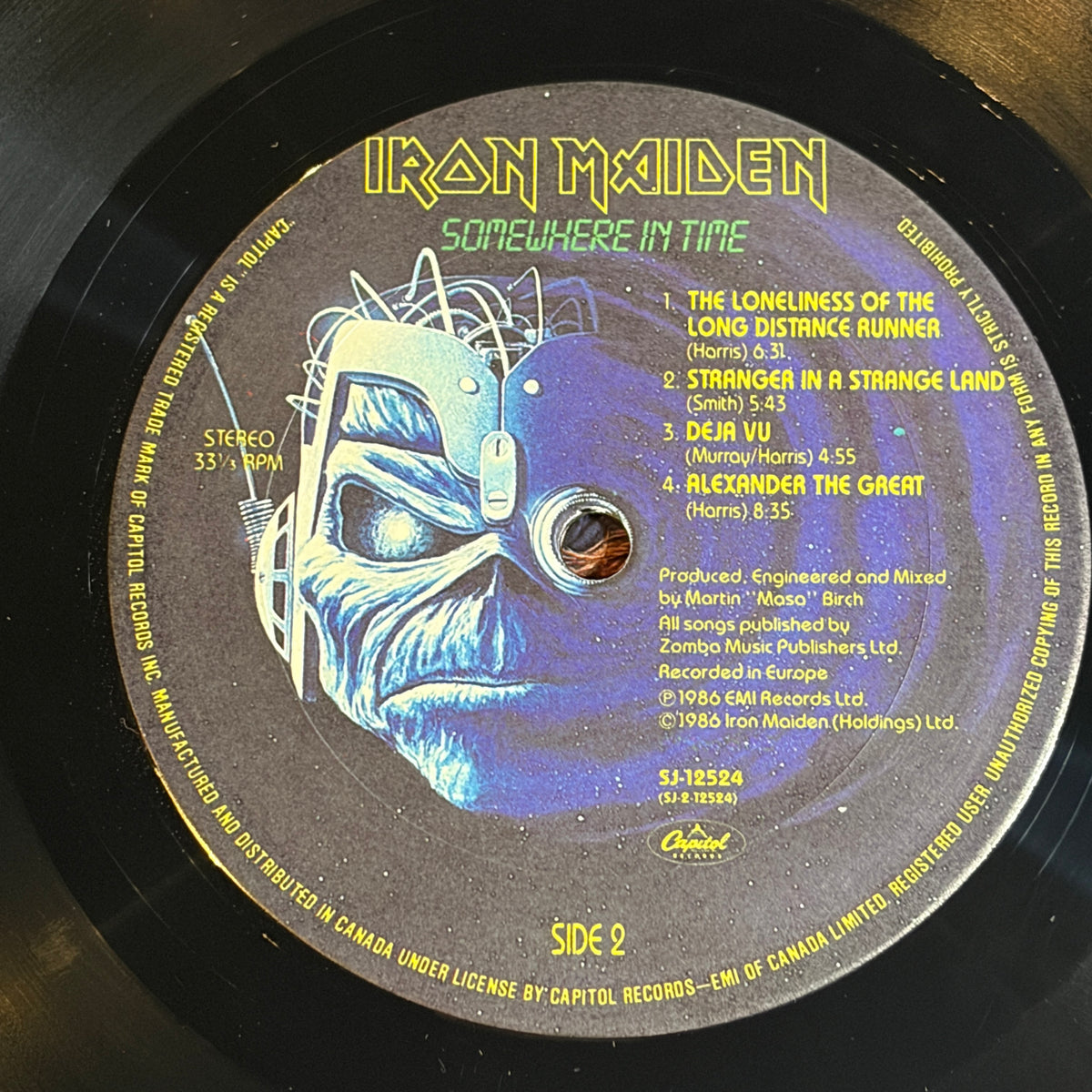IRON MAIDEN - SOMEWHERE IN TIME