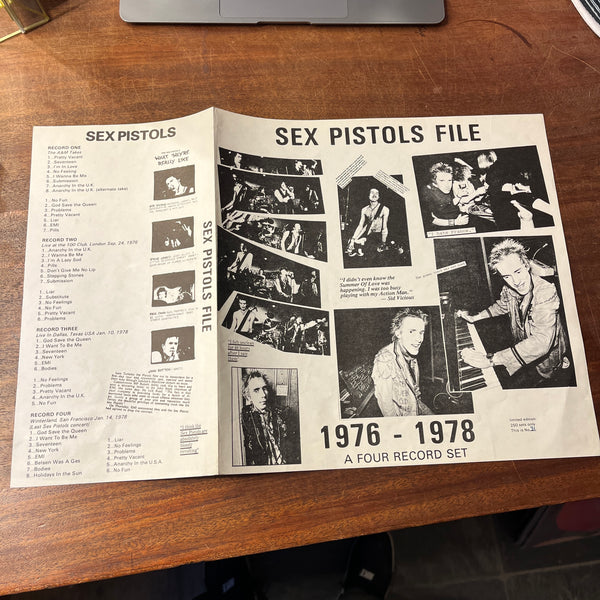 SEX PISTOLS - FILE - LTD BOX SET /250