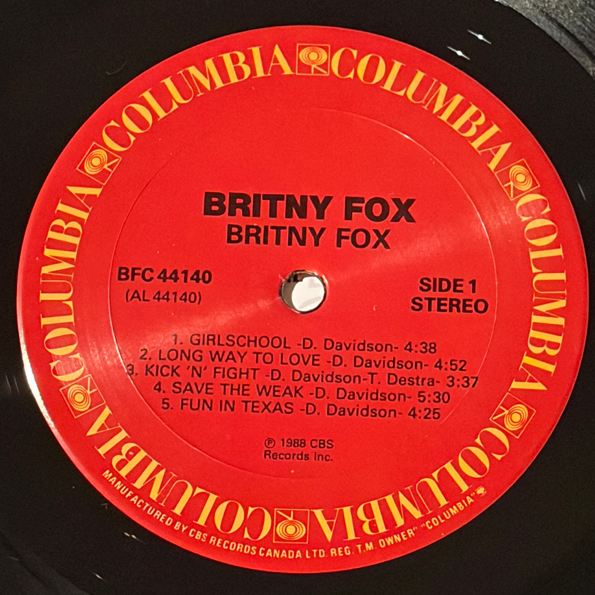 BRITNY FOX - S/T