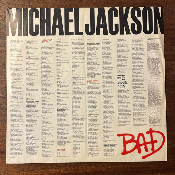 JACKSON, MICHAEL - BAD