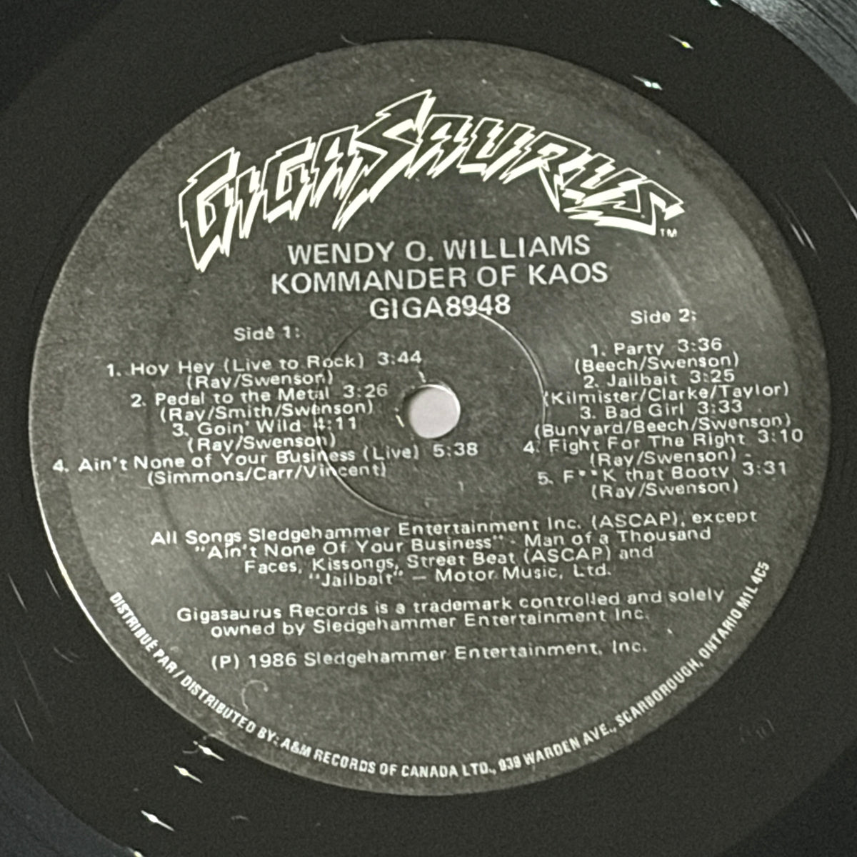 WENDY 0. WILLIAMS - KOMMANDER OF KAOS