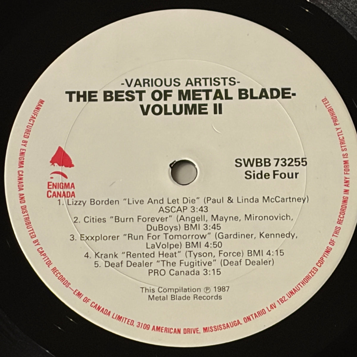 THE BEST OF METAL BLADE VOLUME 2