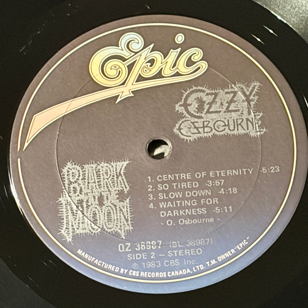 OSBOURNE, OZZY - BARK AT THE MOON