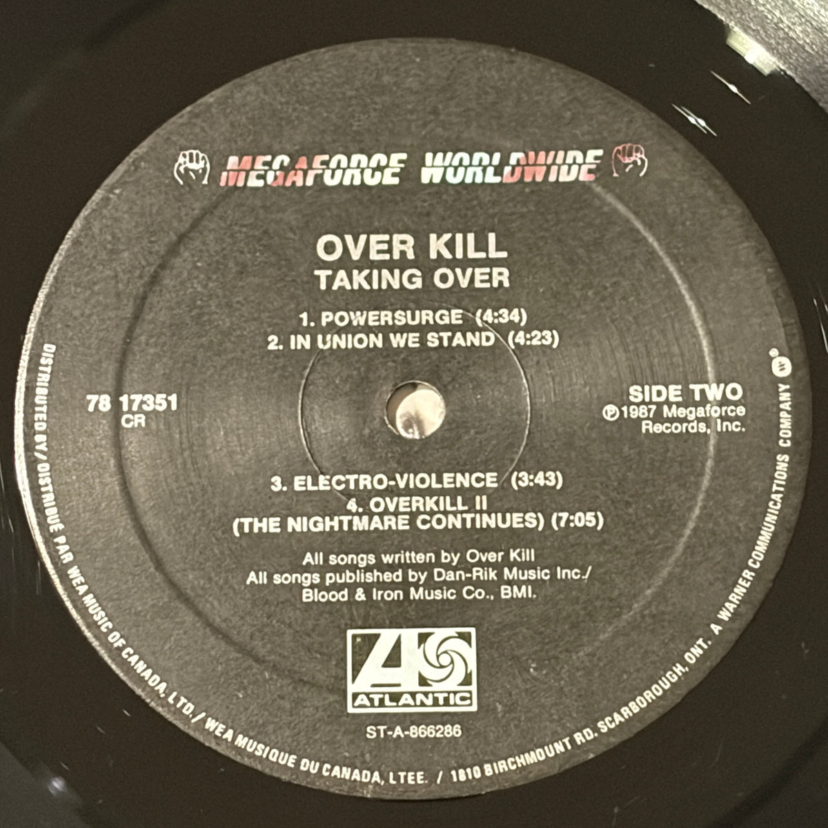 OVER KILL - TAKING OVER
