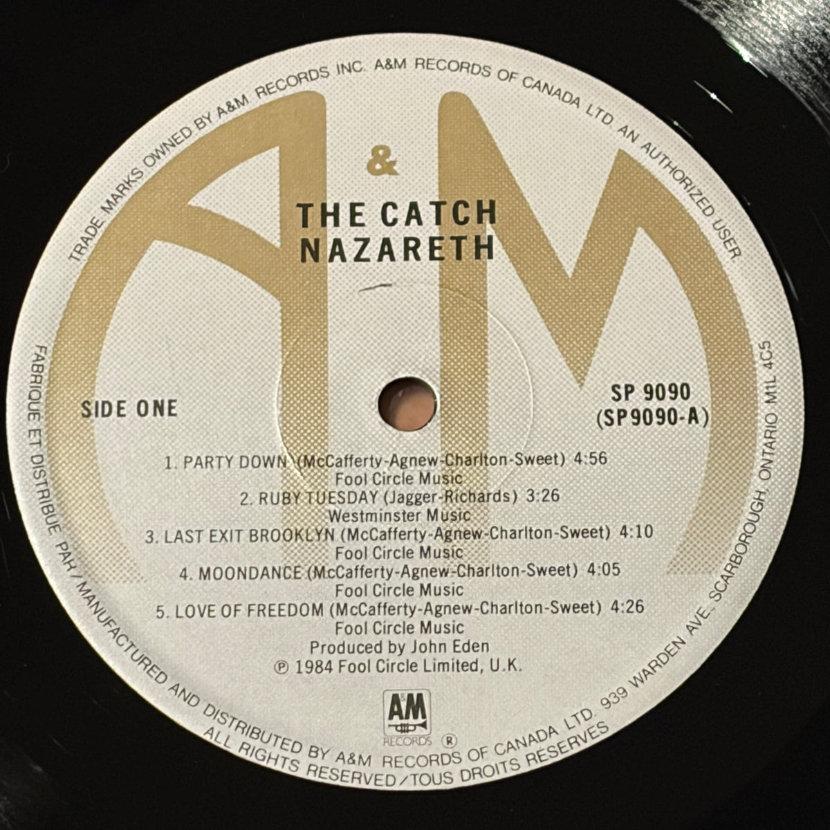 NAZARETH - THE CATCH