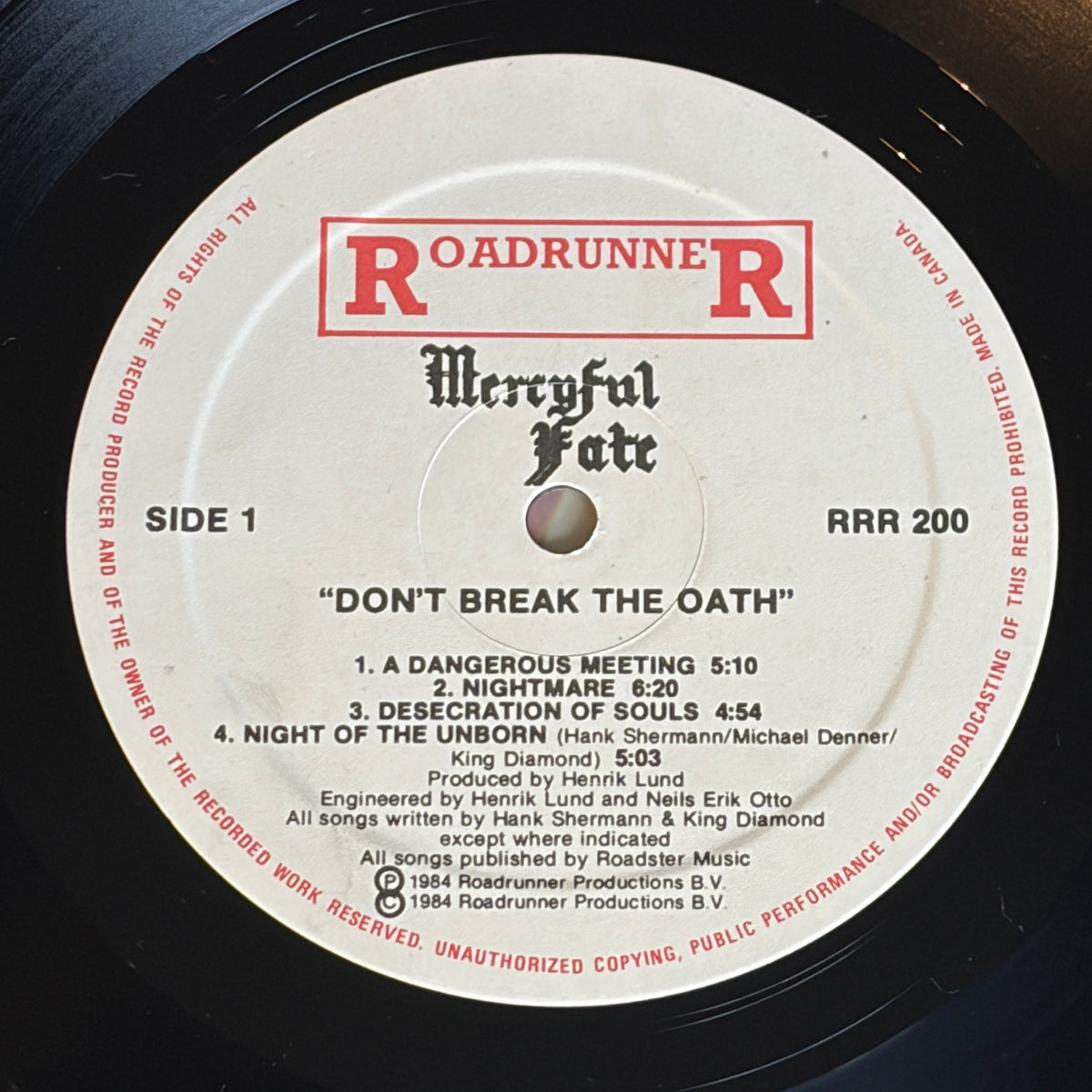 MERCYFUL FATE - DON'T BREAK THE OATH