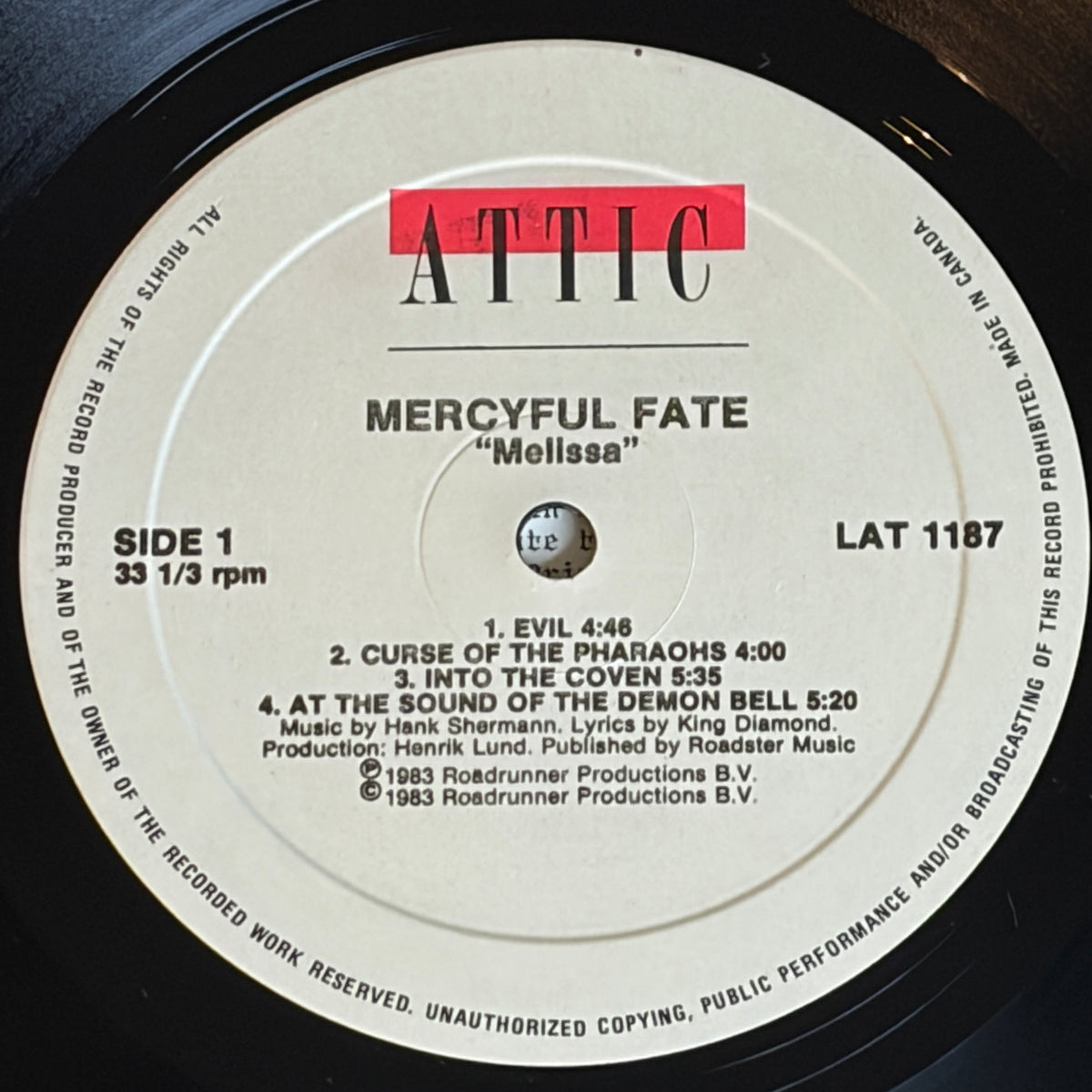 MERCYFUL FATE - MELISSA