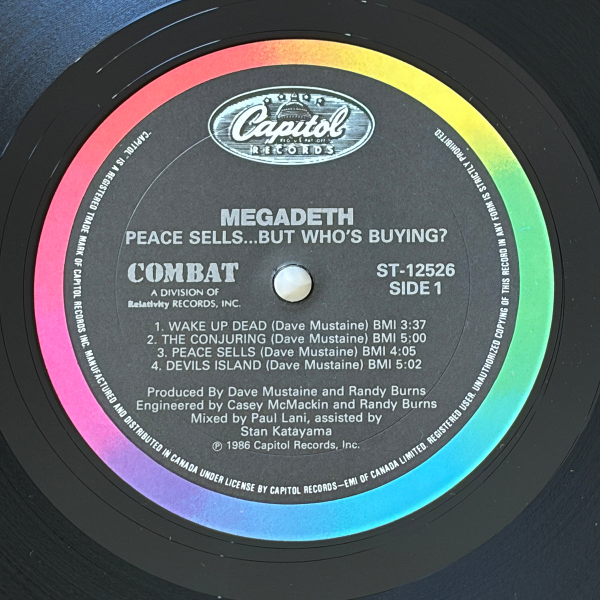 MEGADETH - PEACE SELLS...BUT WHO'S BUYING?