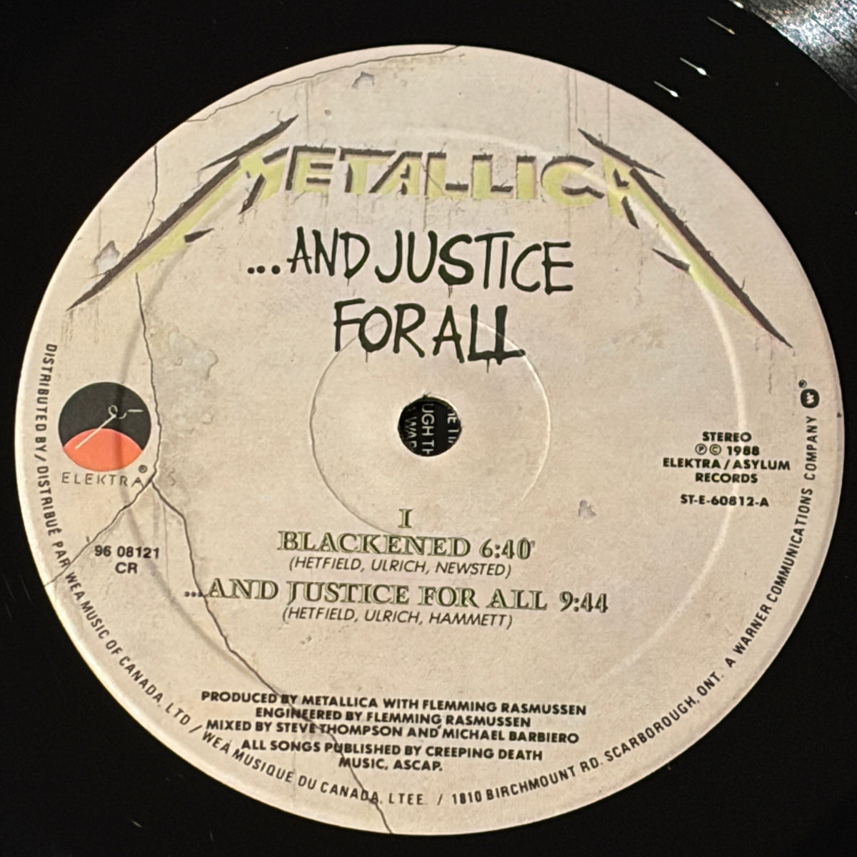 METALLICA - ...AND JUSTICE FOR ALL
