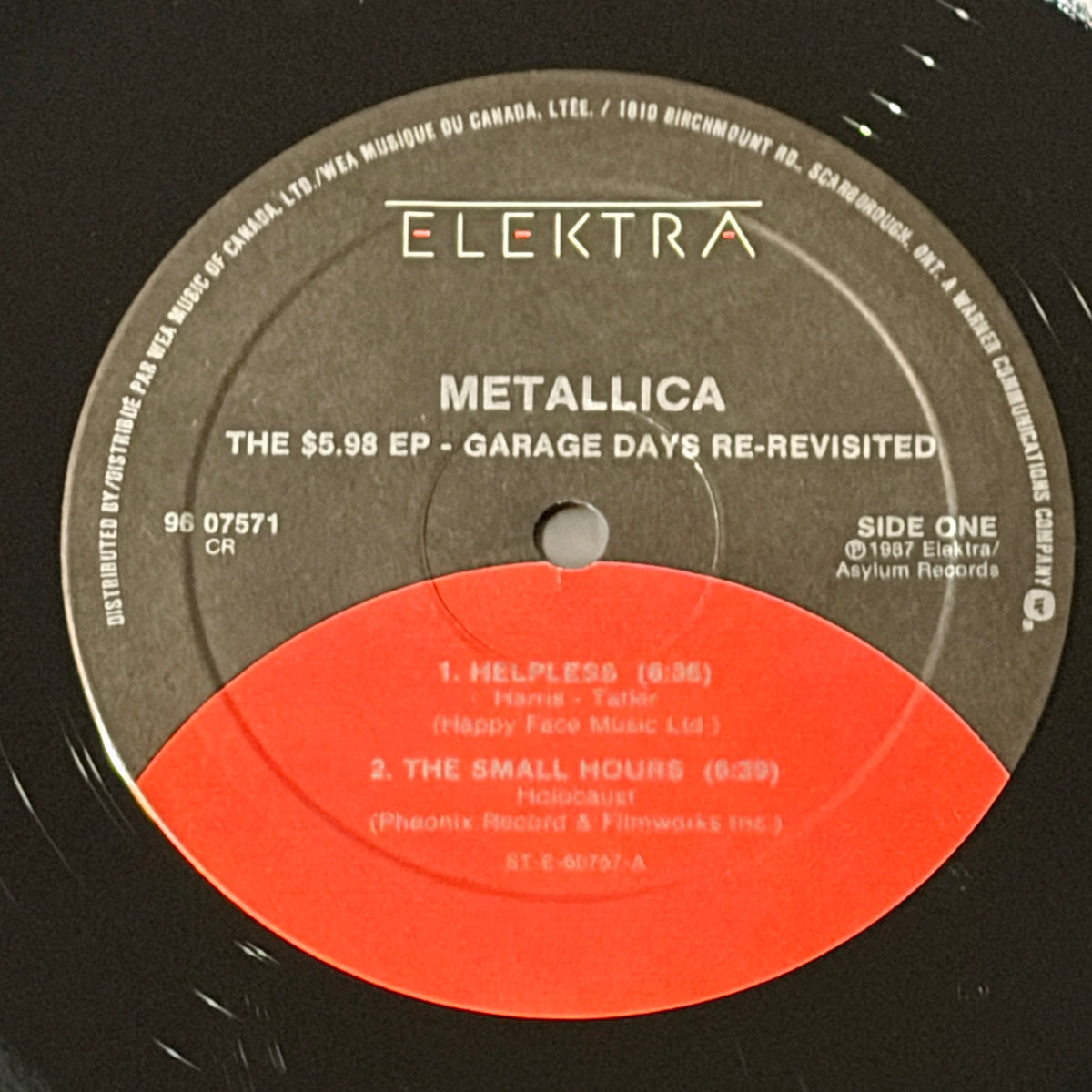 METALLICA - THE $5.98 E.P. - GARAGE DAYS RE-REVISITED