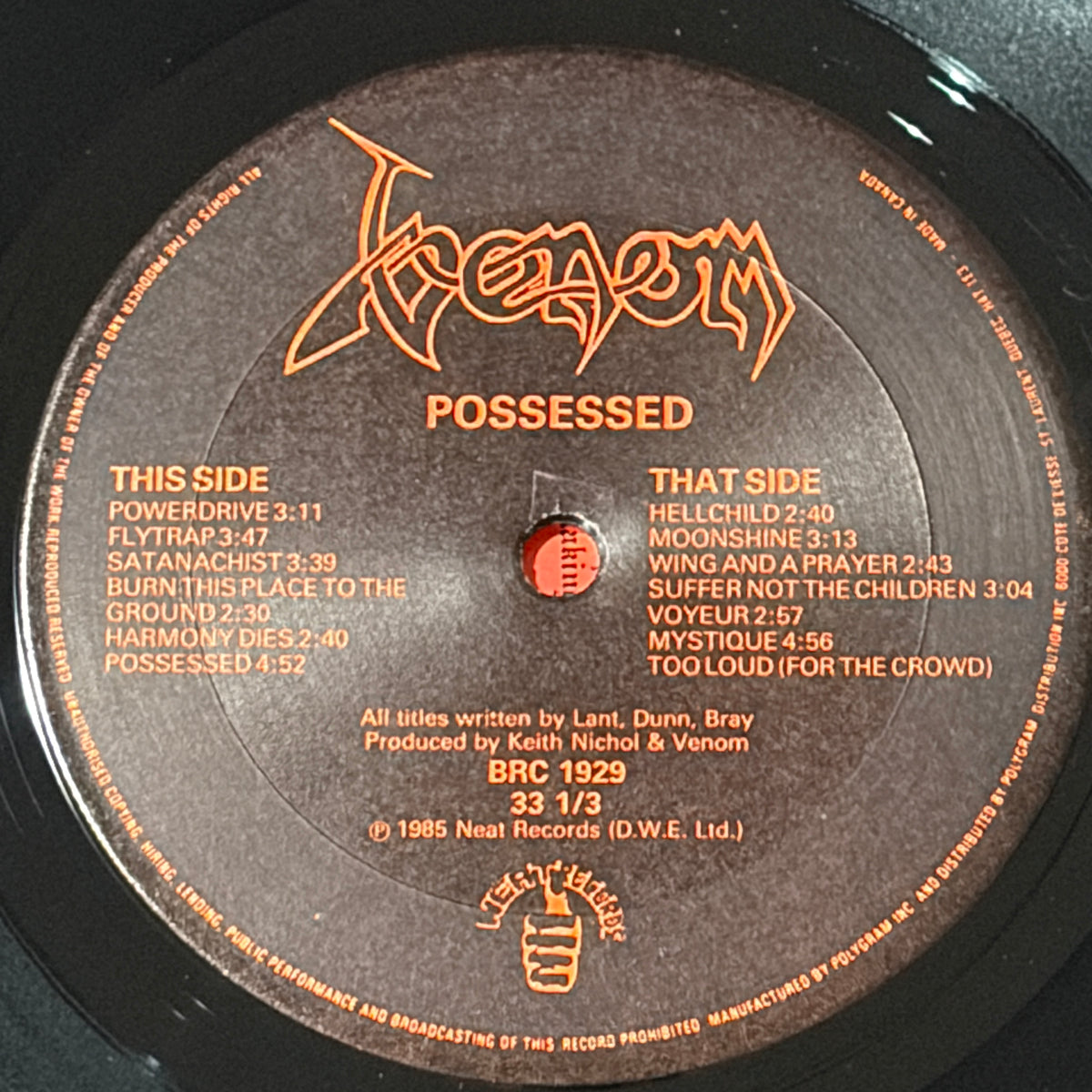VENOM - POSSESSED