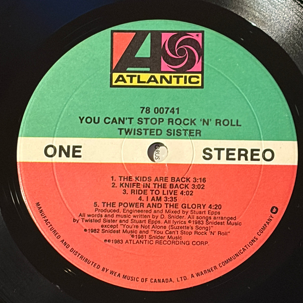 TWISTED SISTER - YOU CAN'T STOP ROCK AND ROLL
