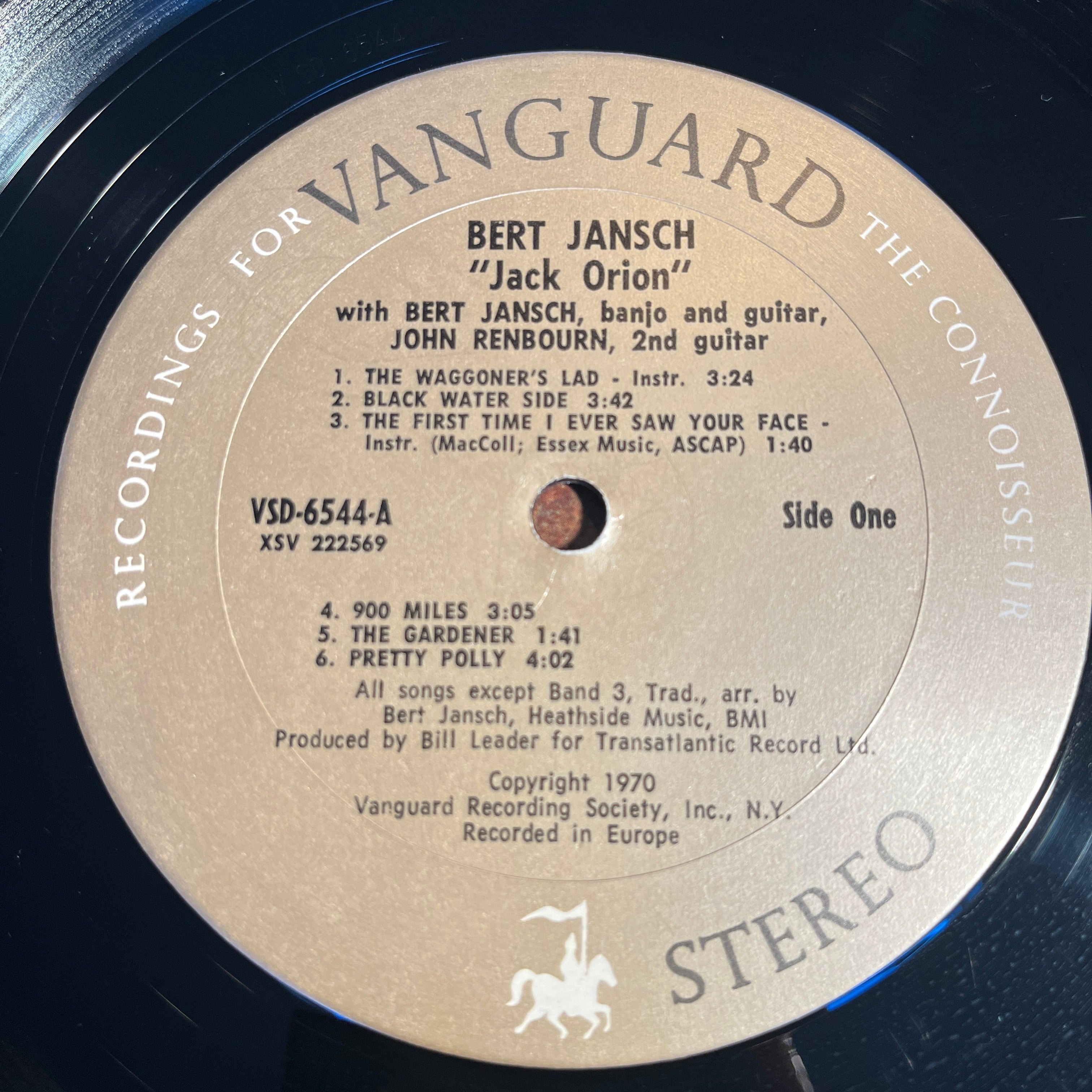 JANSCH, BERT - JACK ORION