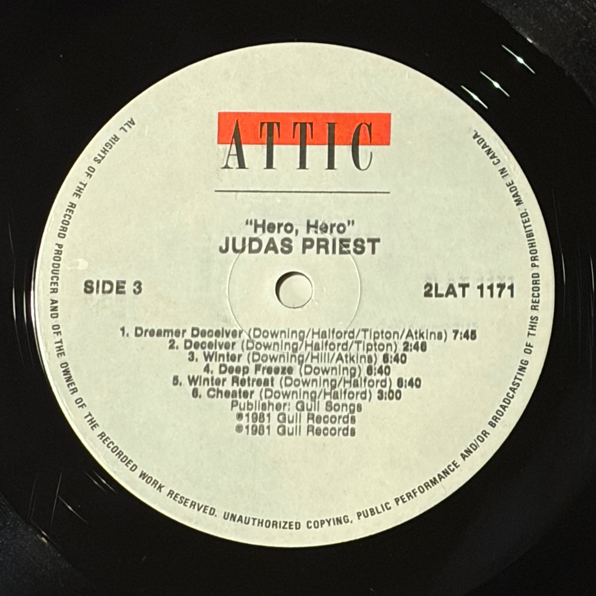 JUDAS PRIEST - HERO, HERO
