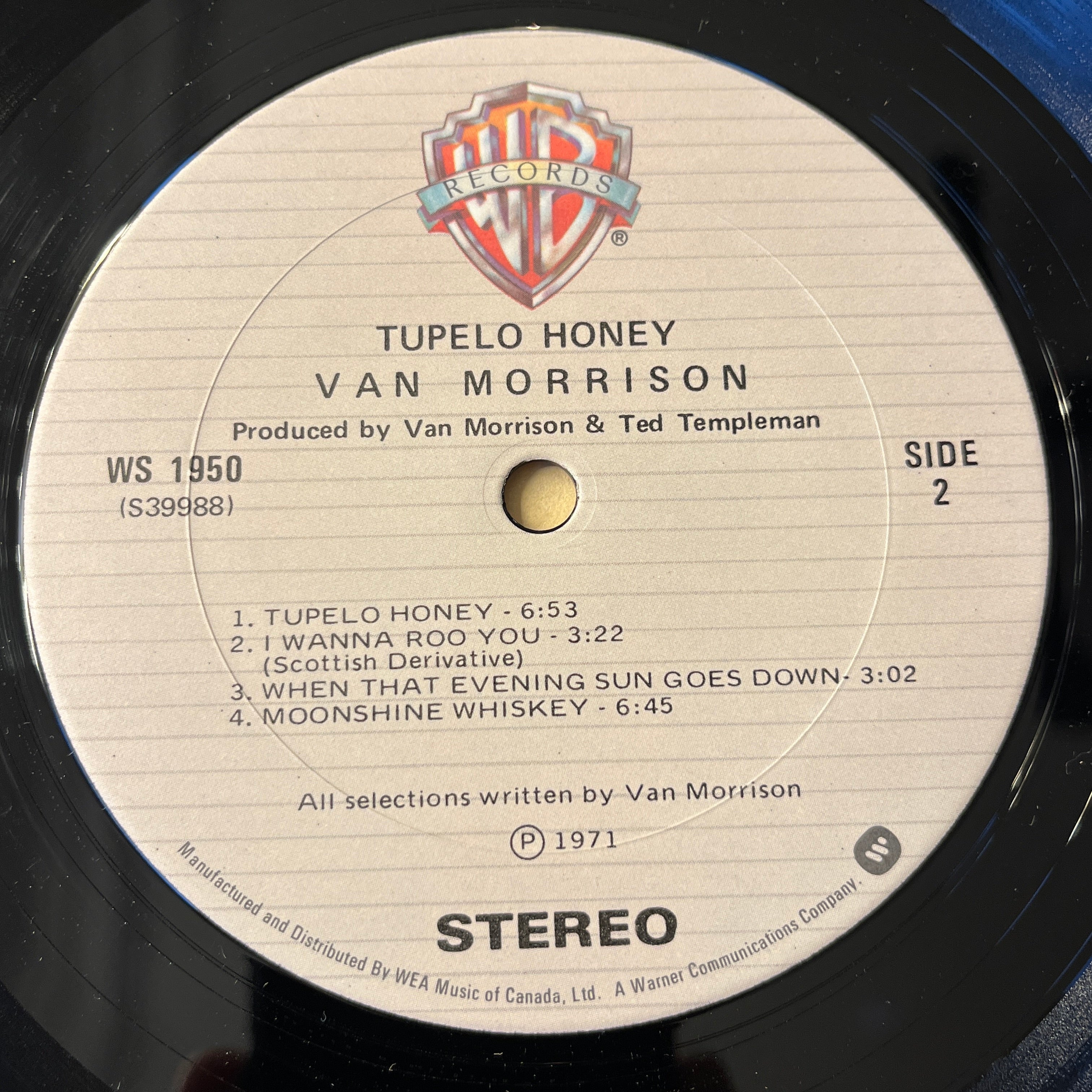 MORRISON, VAN - TUPELO HONEY