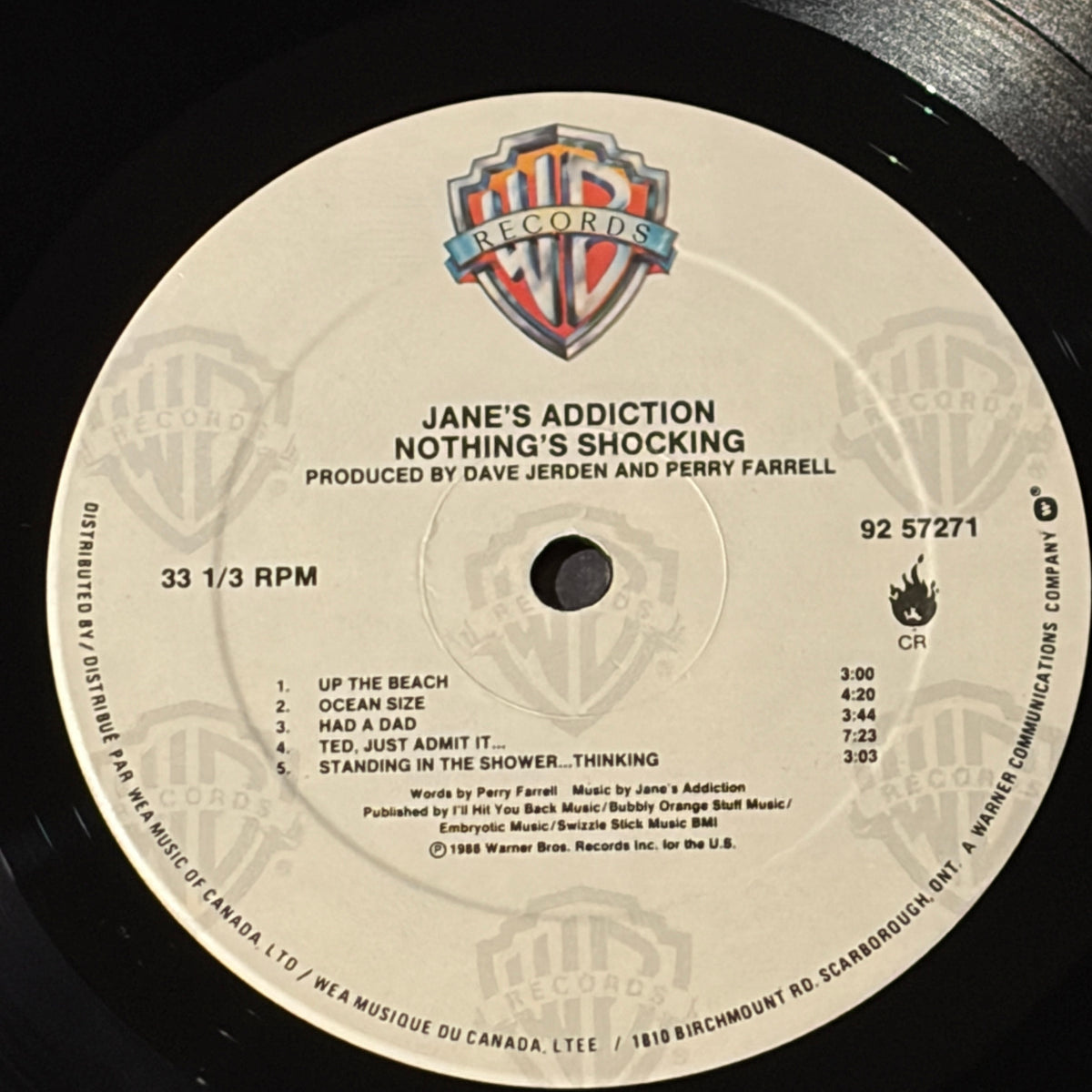 JANES' ADDICTION - NOTHING'S SHOCKING