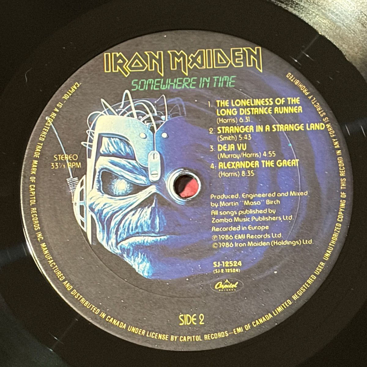 IRON MAIDEN - SOMEWHERE IN TIME