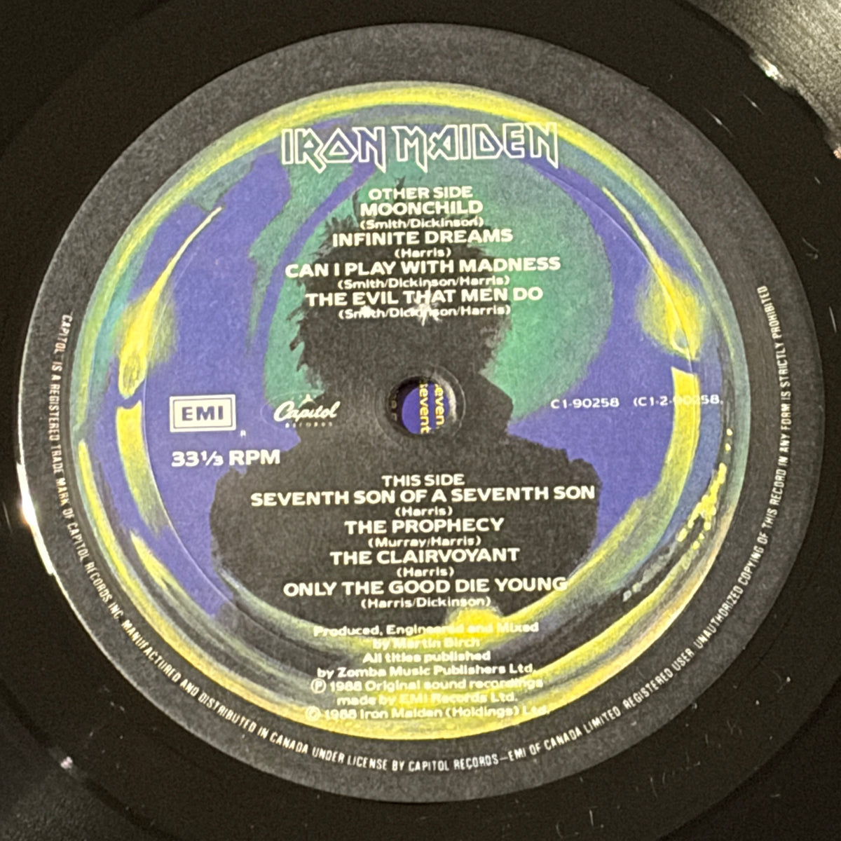 IRON MAIDEN - SEVENTH SON OF A SEVENTH SON