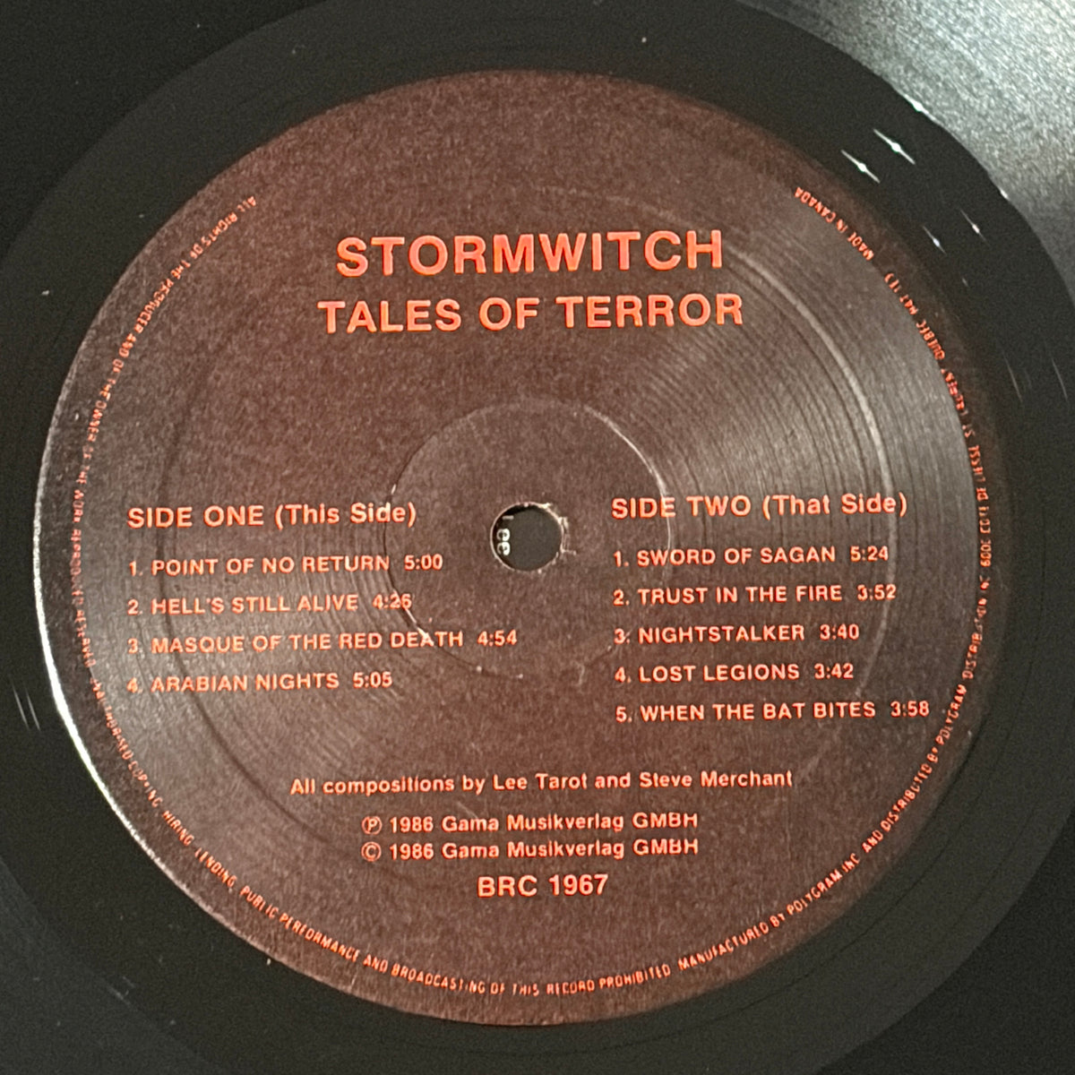 STORMWITCH - TALES OF TERROR