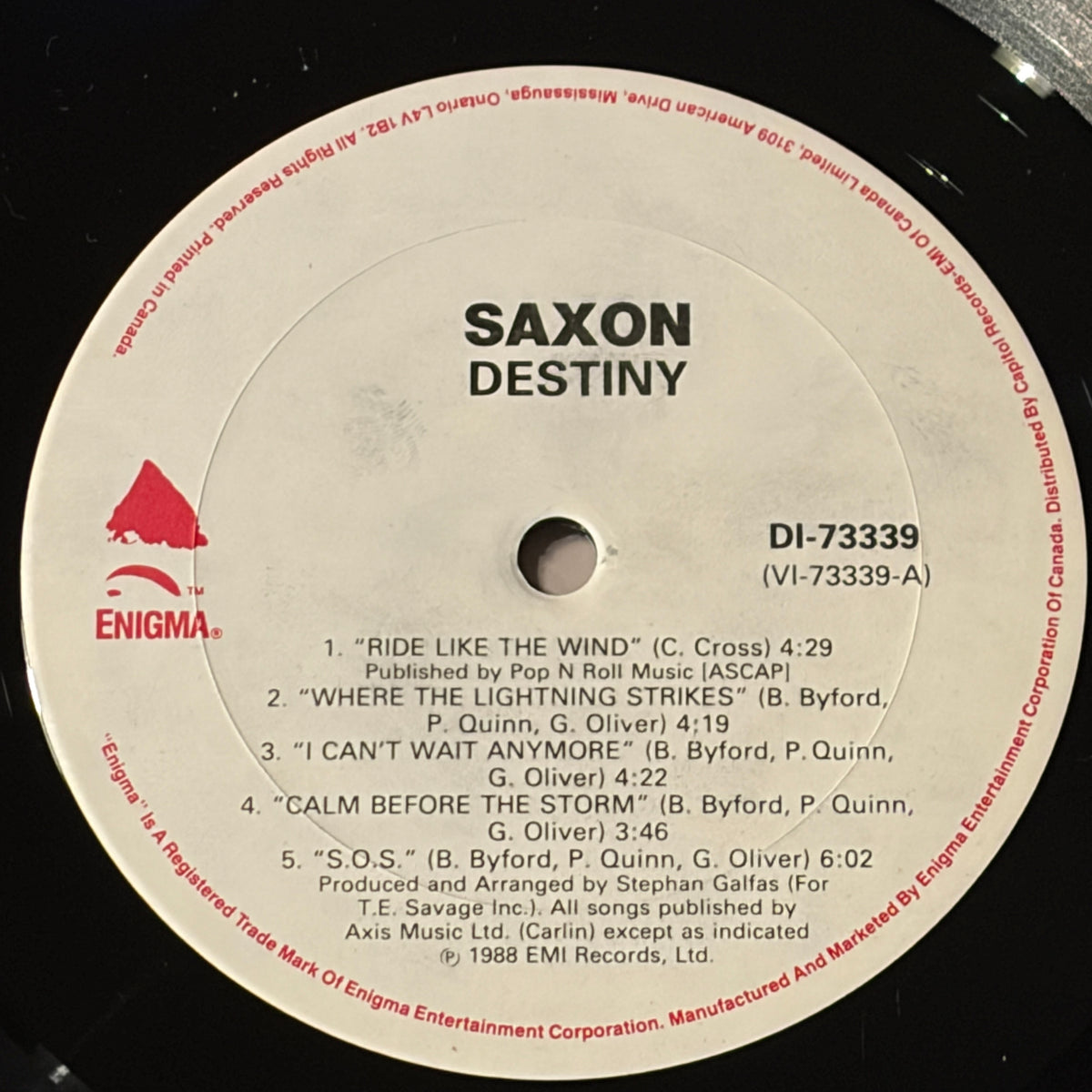 SAXON - DESTINY