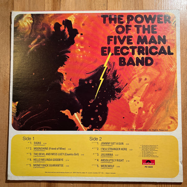 FIVE MAN ELECTRICAL BAND - THE POWER OF - THEIR GREATEST HITS !