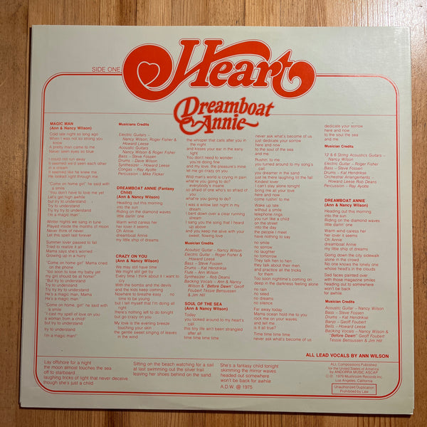 HEART - DREAMBOAT ANNIE