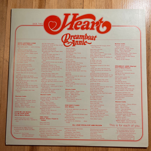 HEART - DREAMBOAT ANNIE