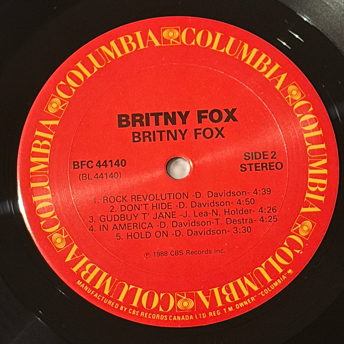 BRITNY FOX - S/T