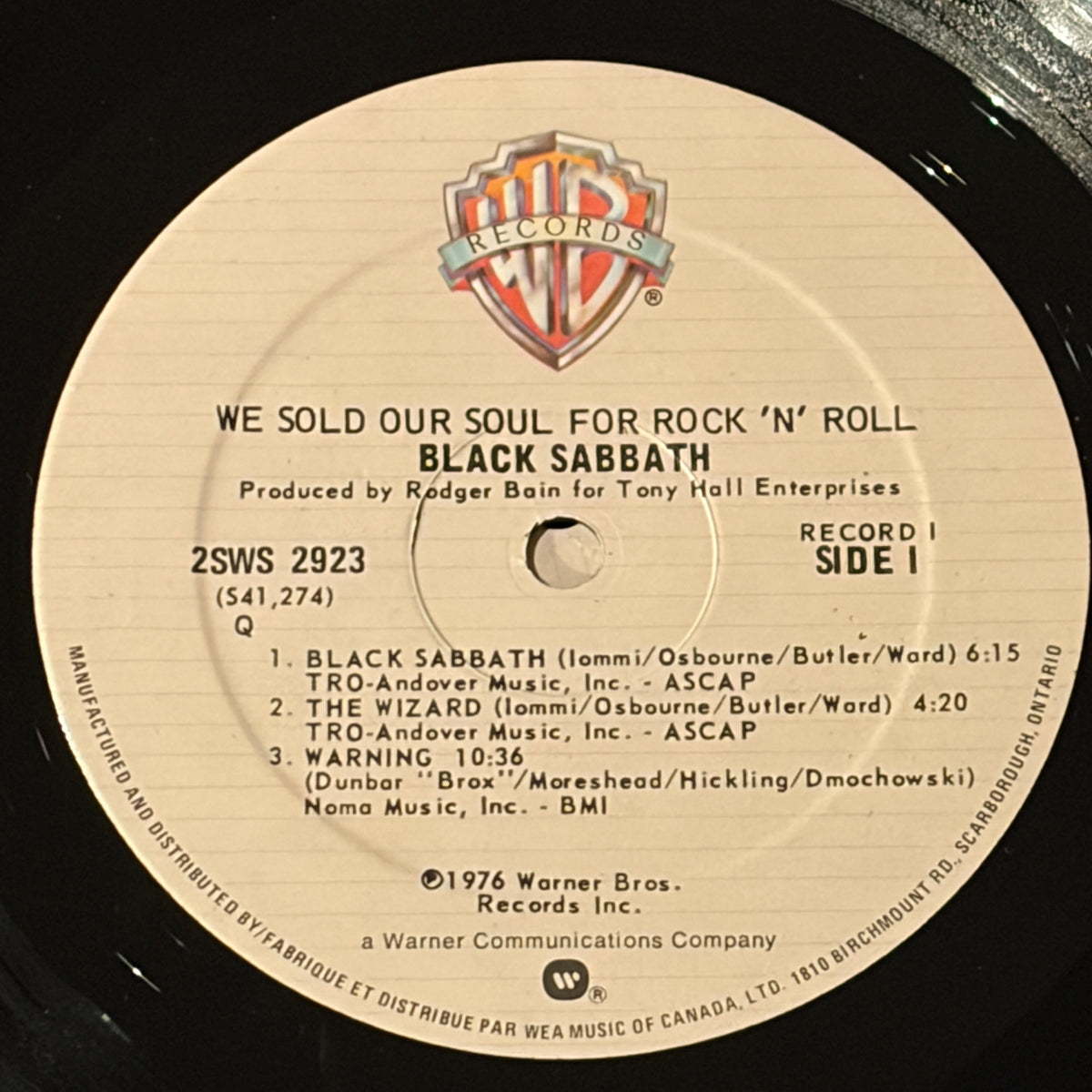 BLACK SABBATH - WE SOLD OUR SOUL FOR ROCK 'N' ROLL
