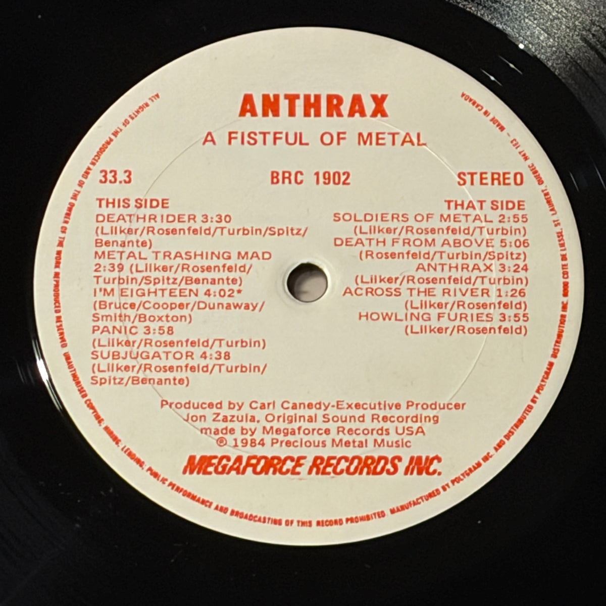 ANTHRAX - FISTFUL OF METAL