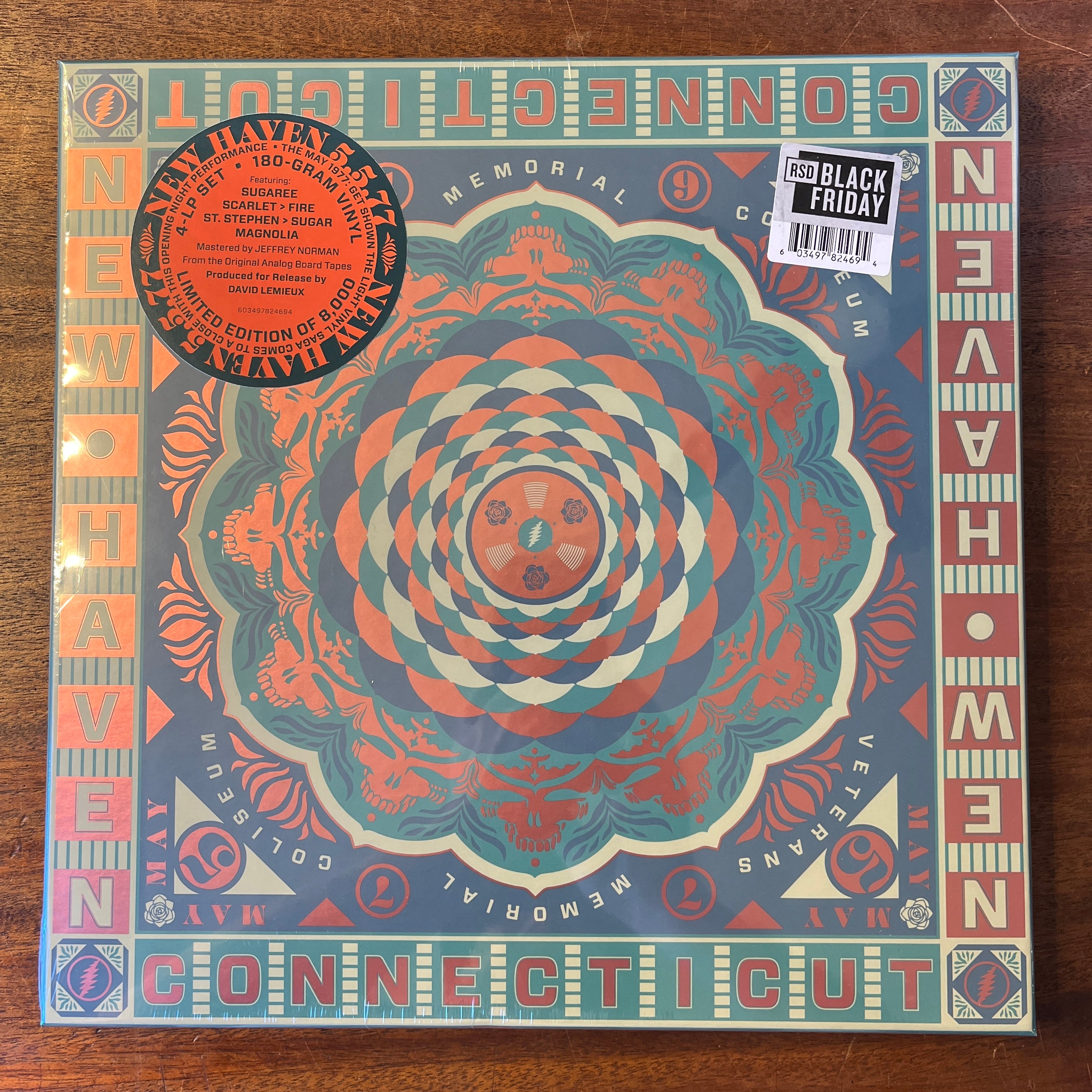 GRATEFUL DEAD, THE - NEW HAVEN 5/5/77 VETERANS MEMORIAL COLISEUM 5LP