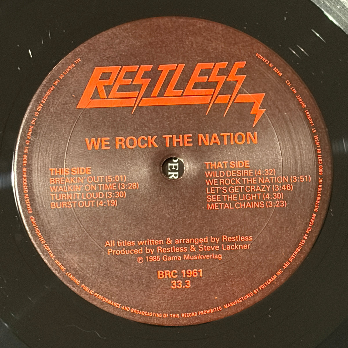 RESTLESS - WE ROCK THE NATION